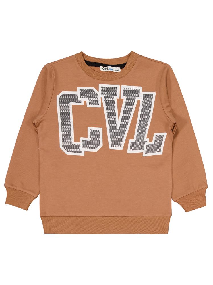 Civil Boys Cvl Baskılı 2-5 Yaş Takım - Turuncu