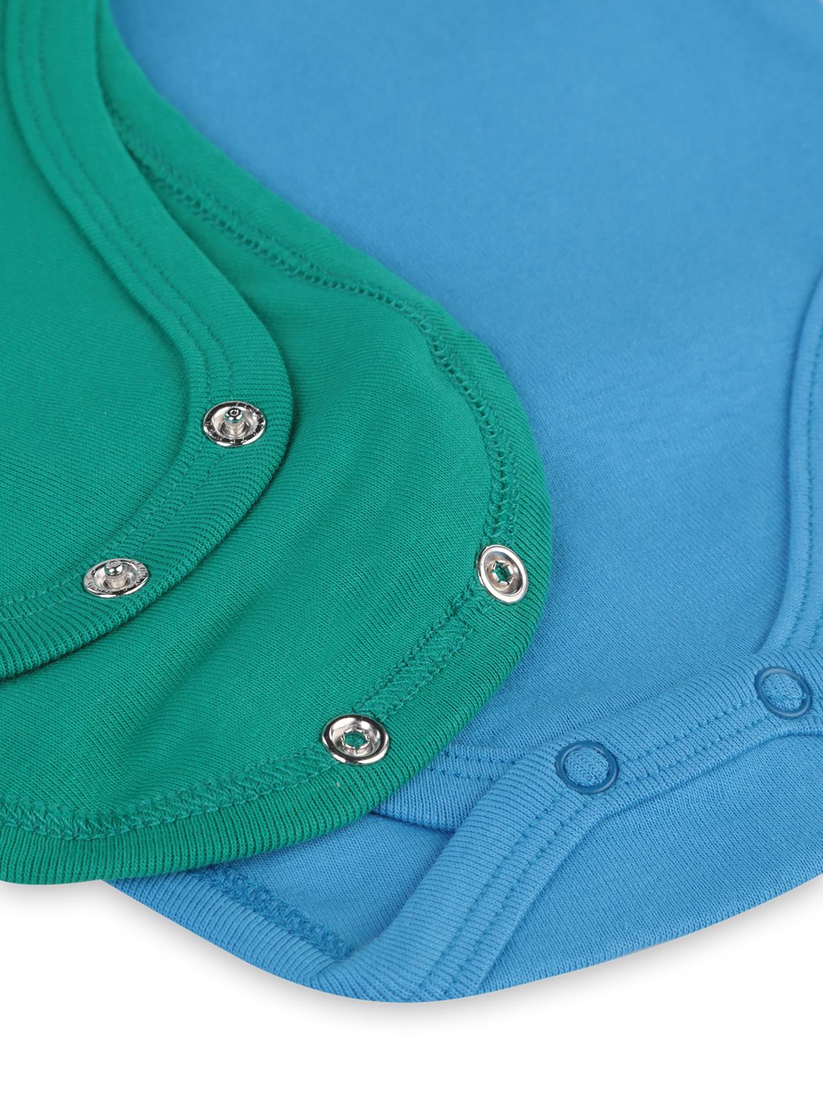 Civil Baby 3'lü Karışık Renk 3-36 Ay Çıtçıtlı Badi - Kırmızı