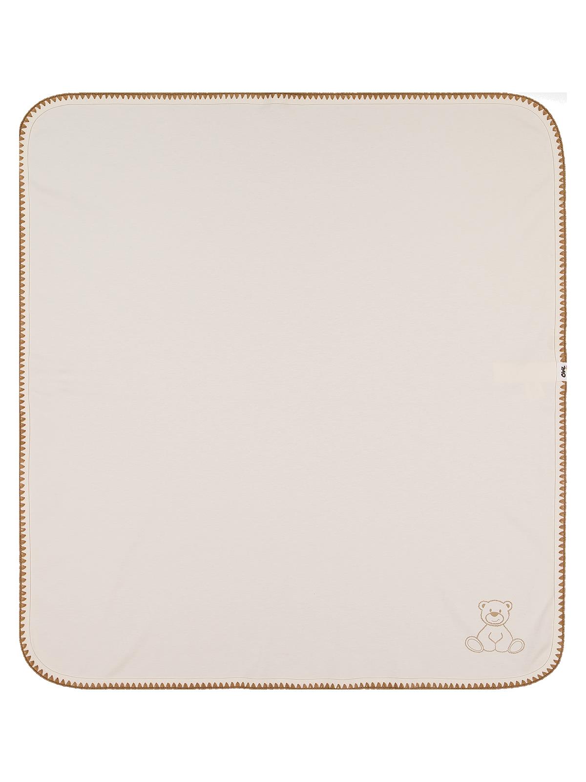 Civil Baby Ayıcık Baskılı Battaniye - Fil Dişi