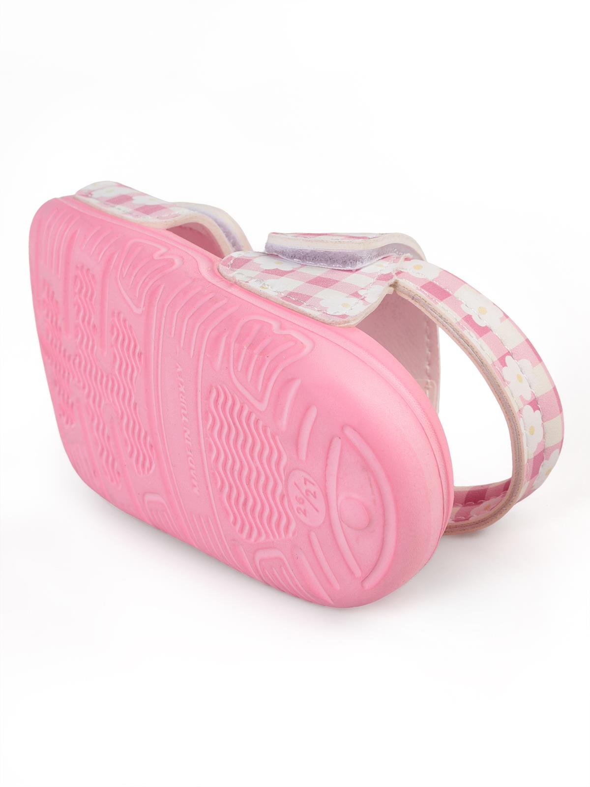 Civil Girls Papatya Baskılı 26-32 Numara Sandalet - Pembe