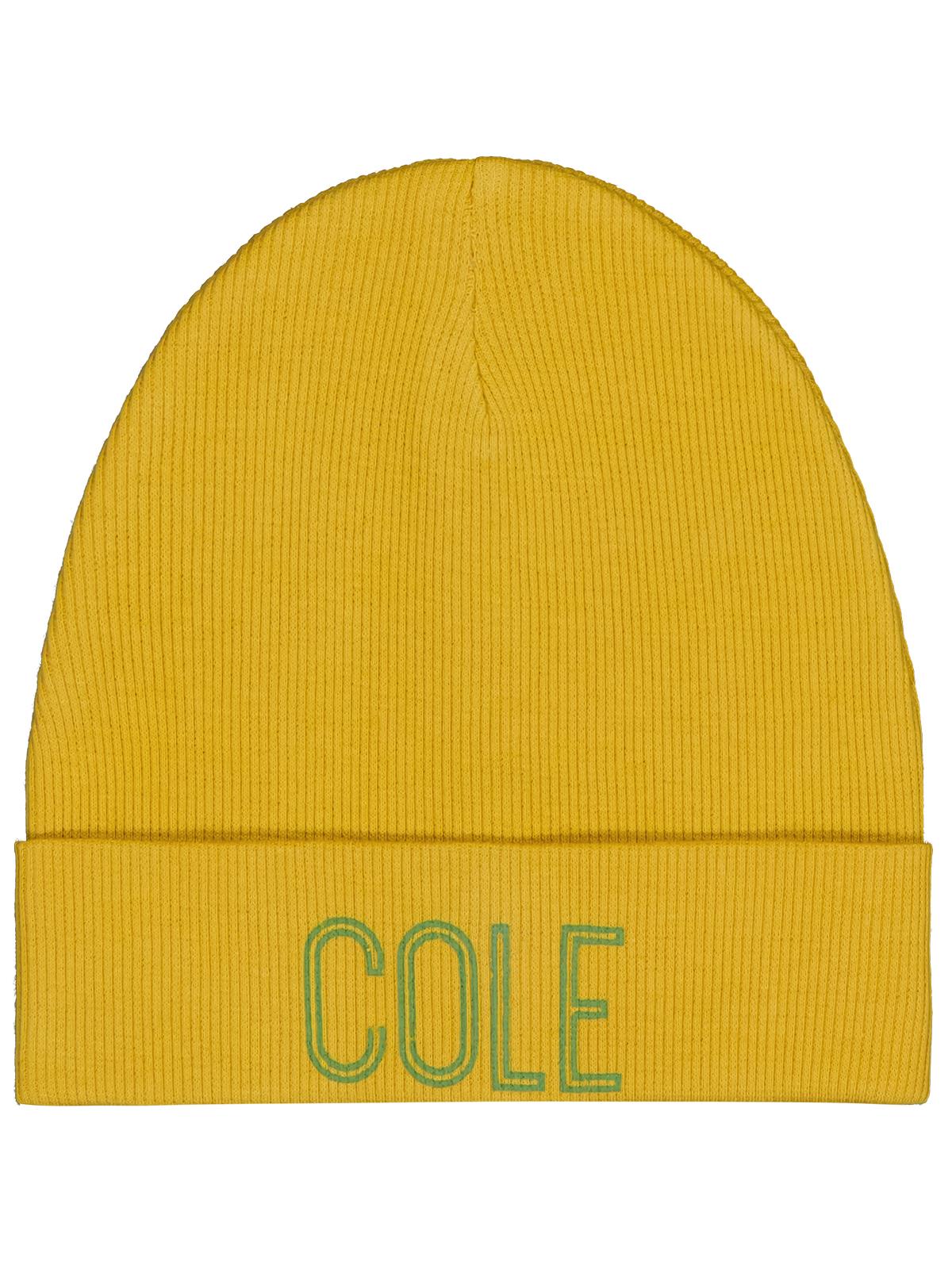 Civil Baby Cole Baskılı Bebe Şapka Bere ve Setler - Sarı