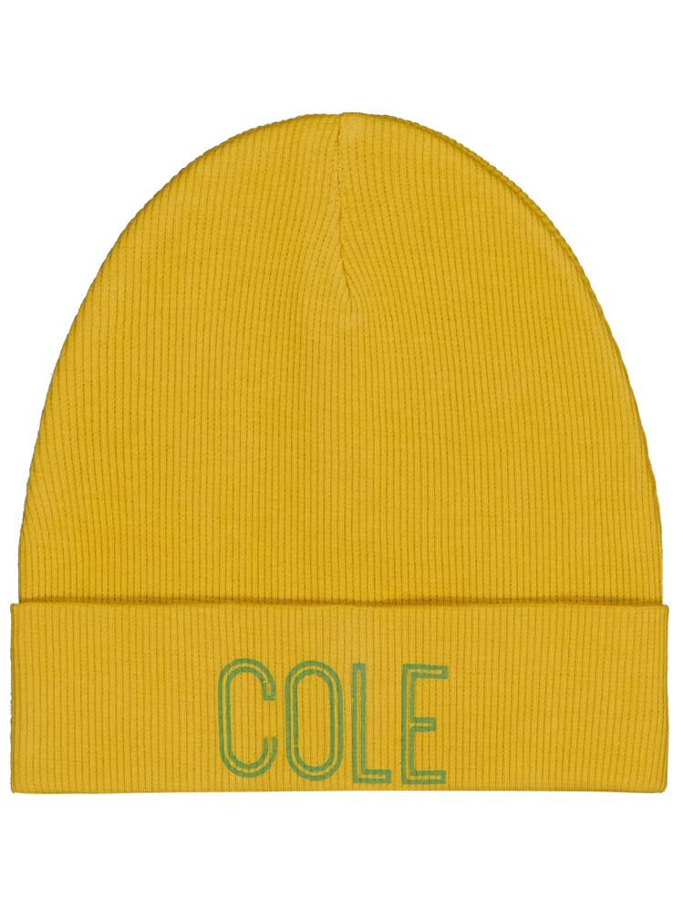 Civil Baby Cole Baskılı Bebe Şapka Bere ve Setler - Sarı