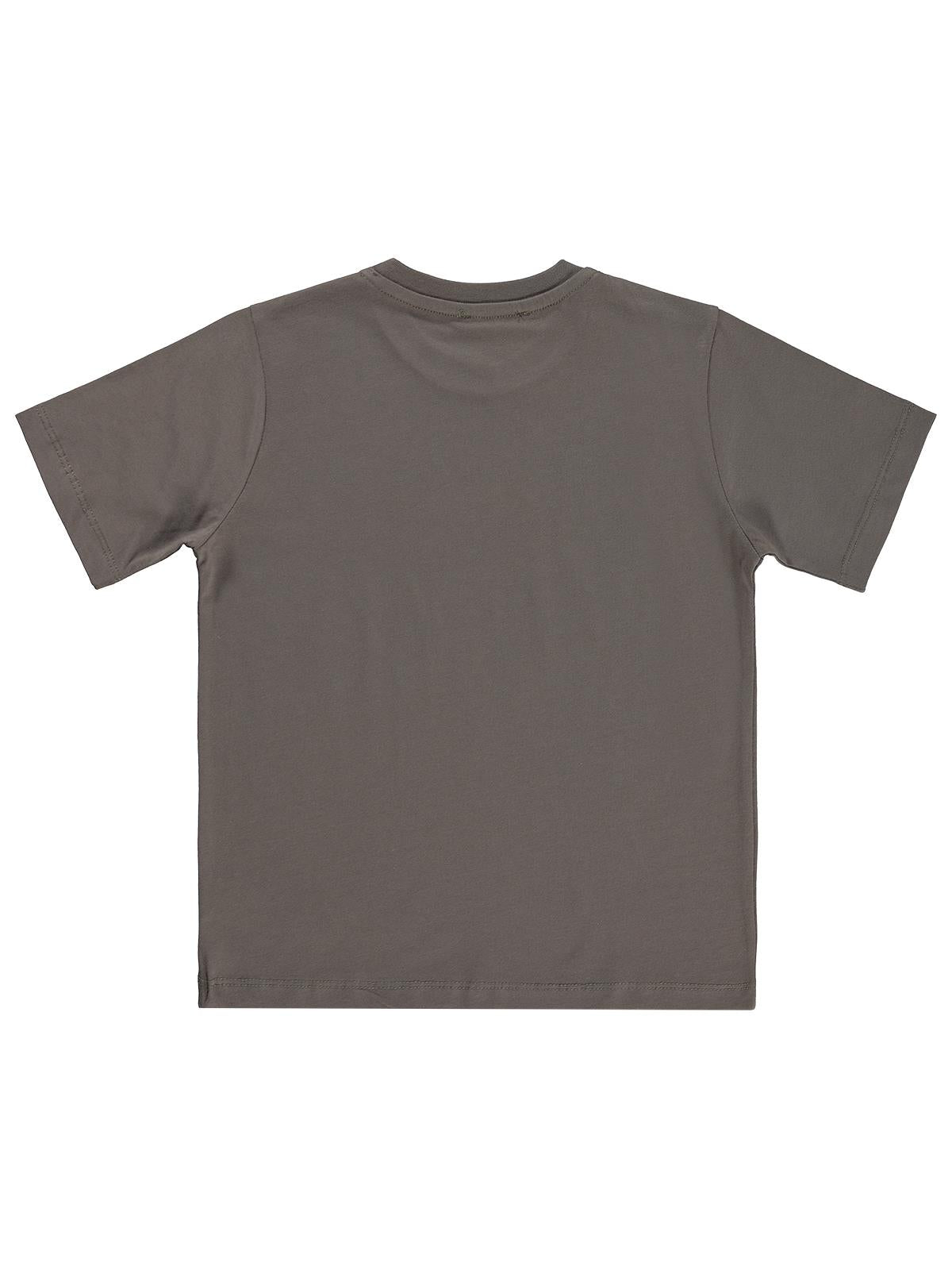 Civil Boys Basic Surf Etiketli 10-13 Yaş Tişört - Kahverengi