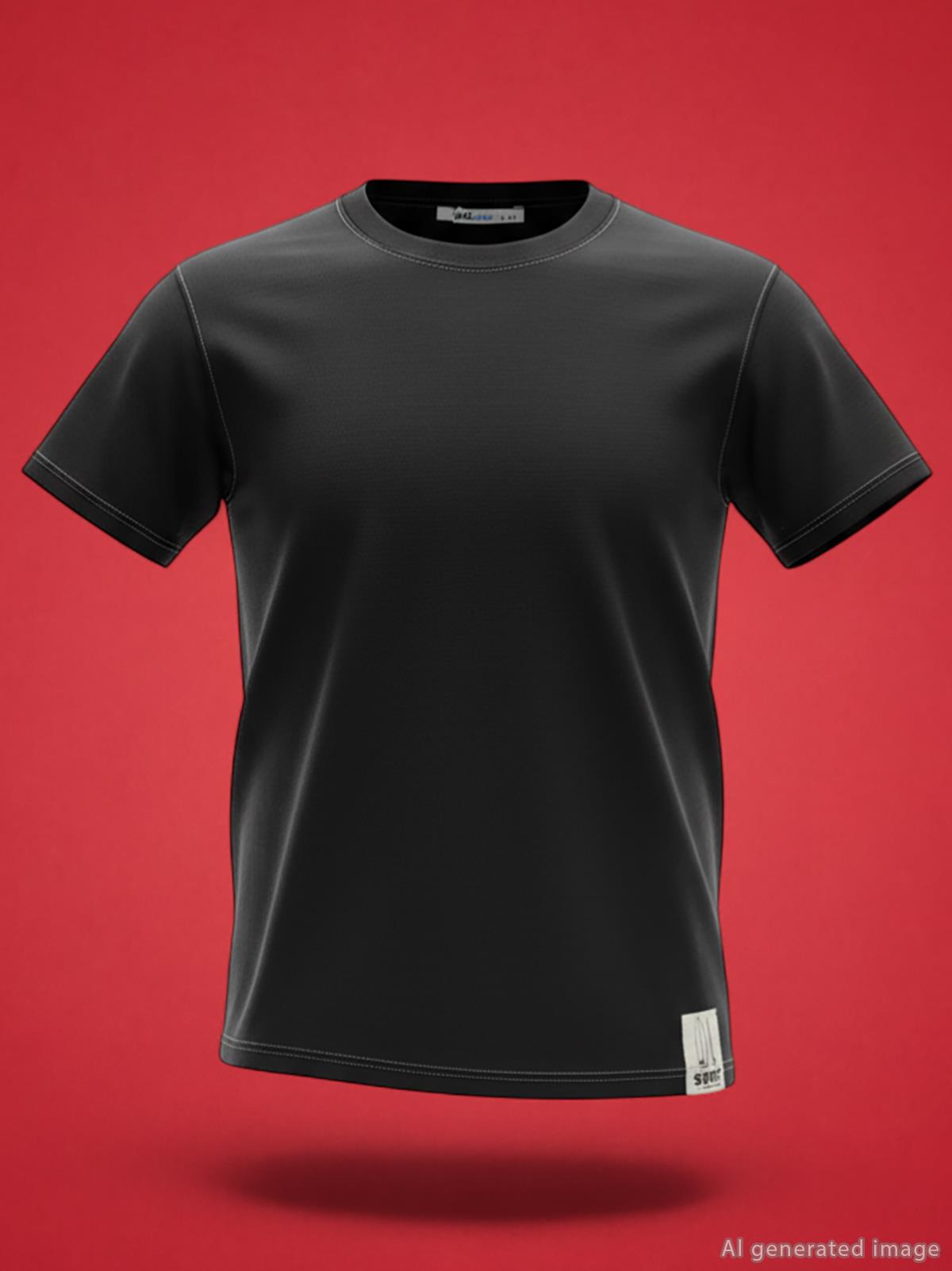 Civil Boys Basic Surf Etiketli 2-5 Yaş Tişört - Siyah