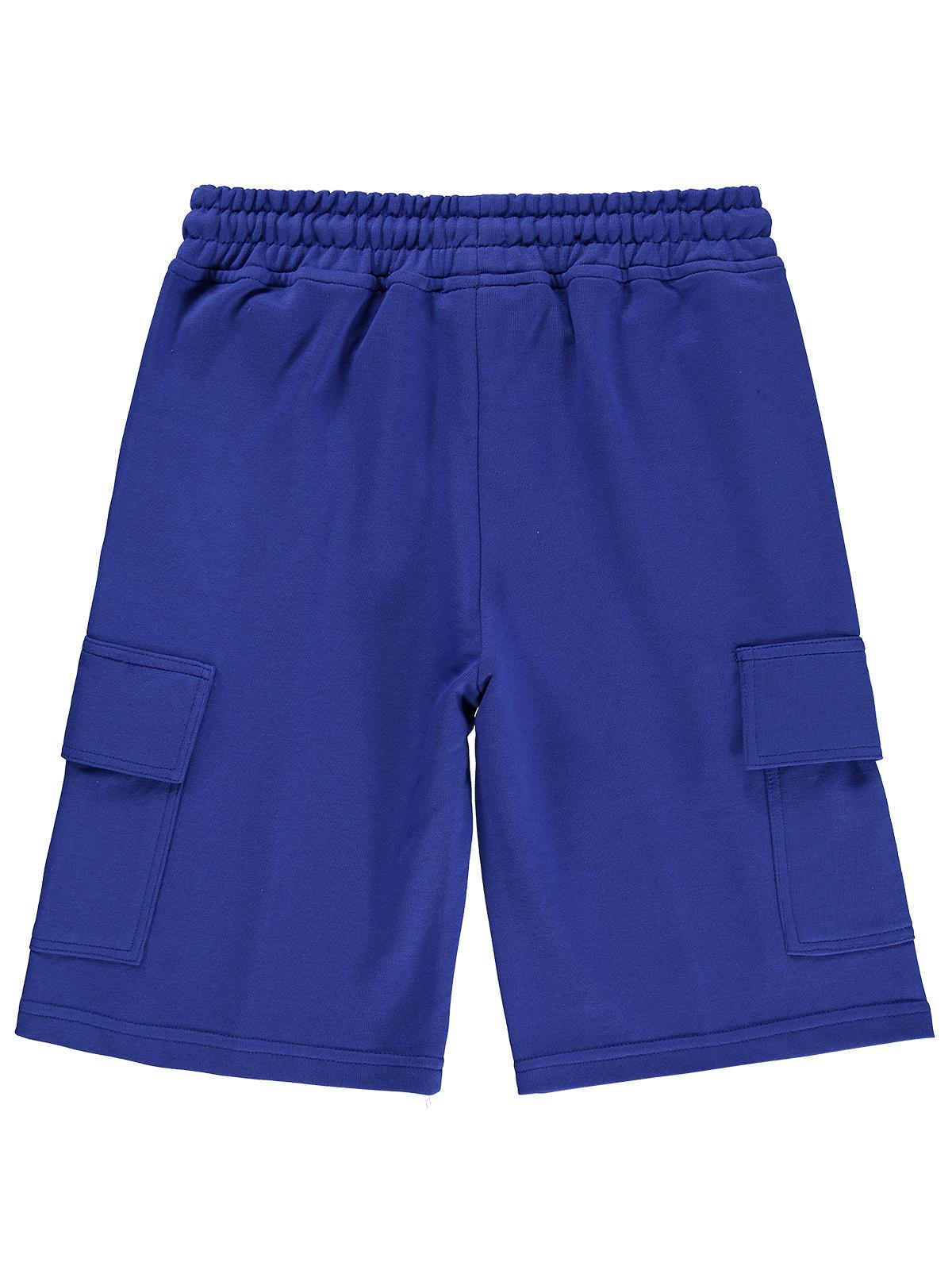 Civil Boys Basic Kargo Cepli 10-13 Yaş Kapri - Mavi