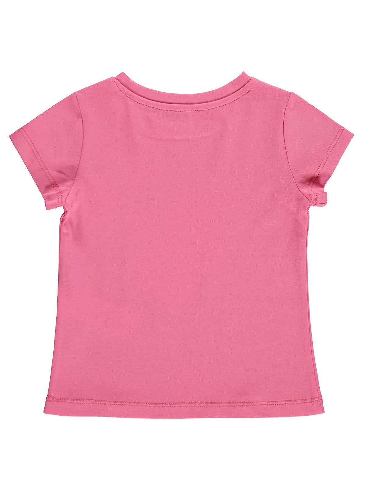 Civil Girls Çilek Baskılı 2-5 Yaş Tişört - Pembe