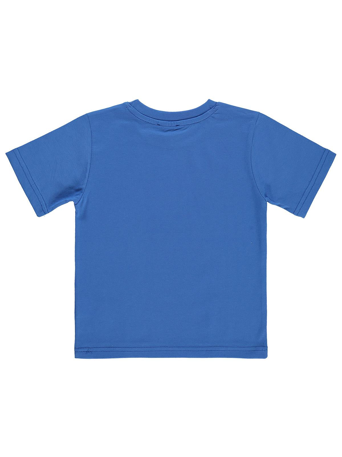 Civil Boys EXPLORE ASTRONOT Basklı 2-5 Yaş Tişört - Mavi