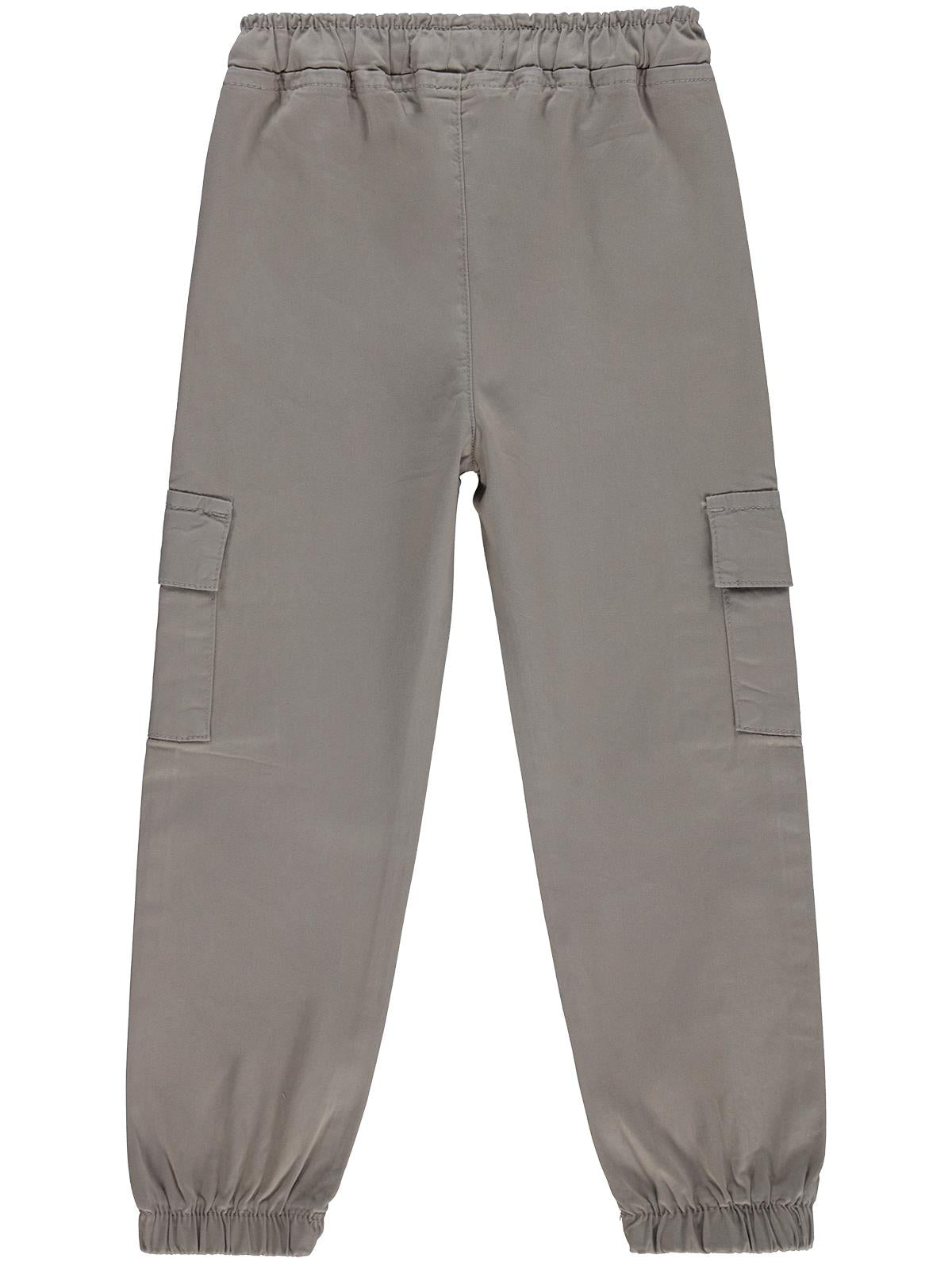 Civil Boys Bel Paça Lastikli Kargo Cepli 6-9 Yaş Pantolon - Gri
