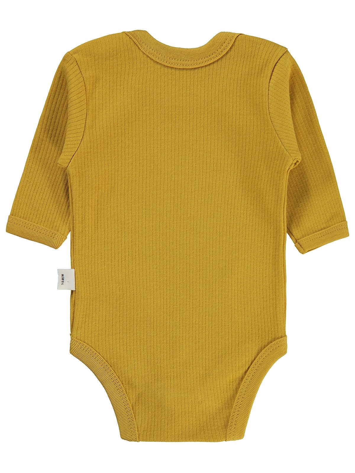 Civil Baby Kaplan Baskılı 1-36 Ay Çıtçıtlı Badi - Hardal