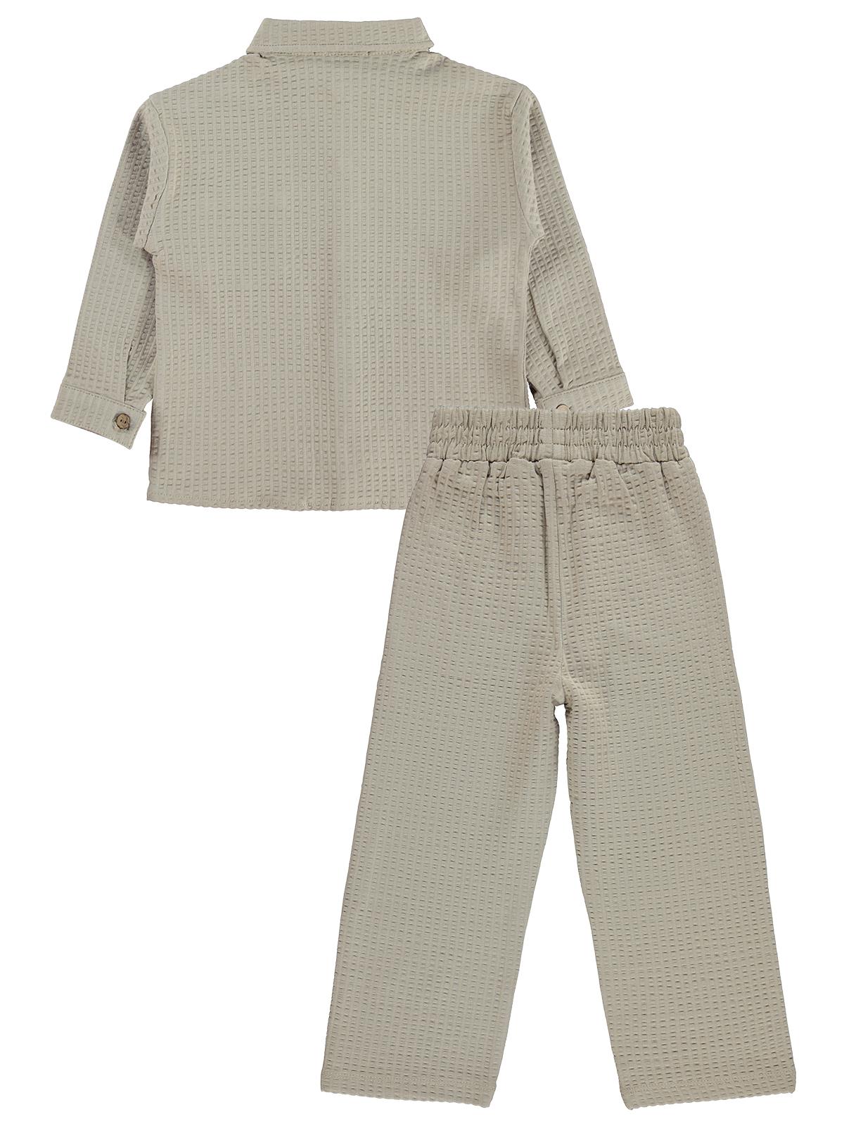 Civil Boys Gömlekli 3 lü Takım 2-5 Yaş Takım - Bej
