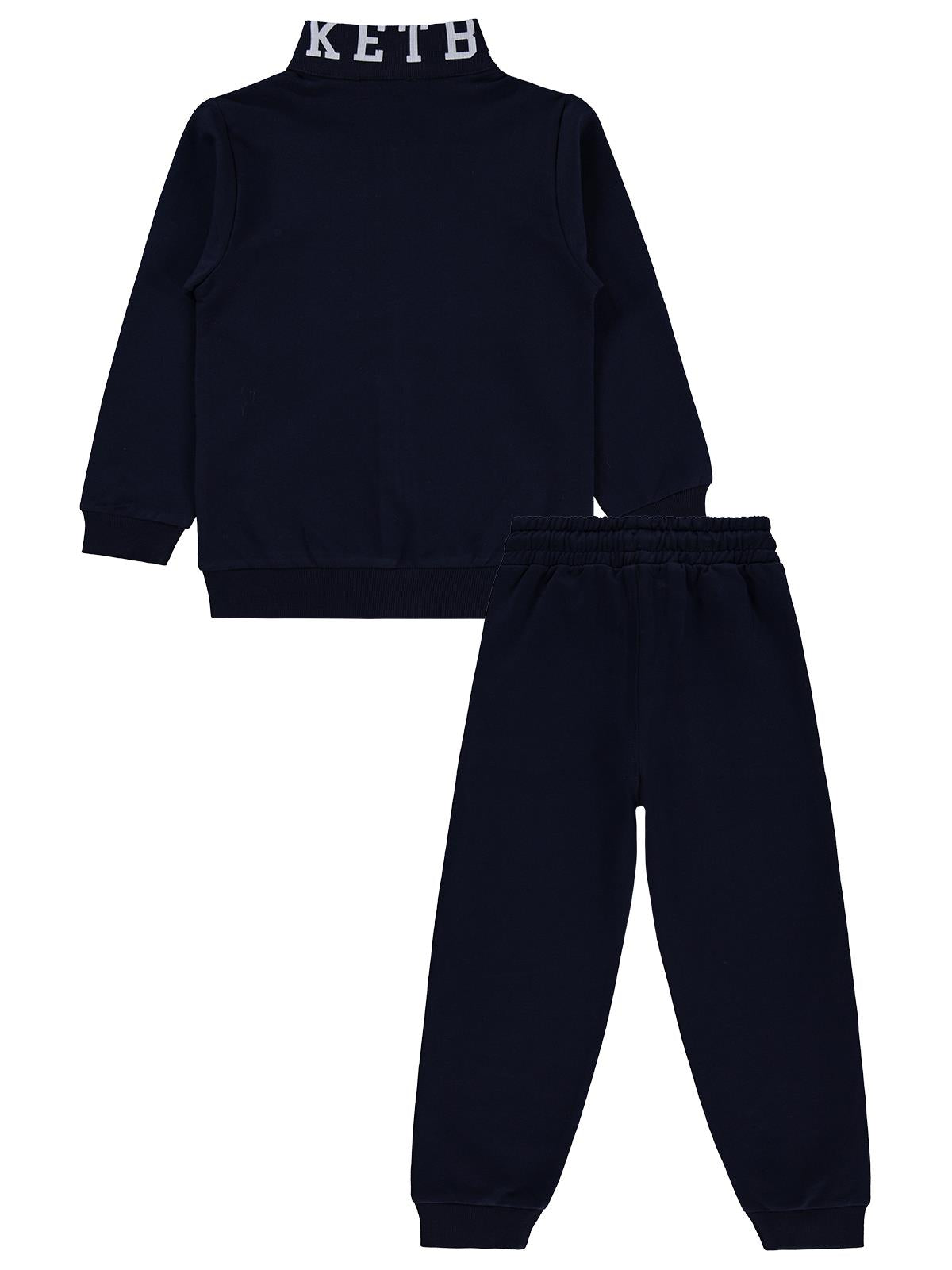 Civil Boys Basket Baskılı 6-9 Yaş Eşofman Takımı - Lacivert