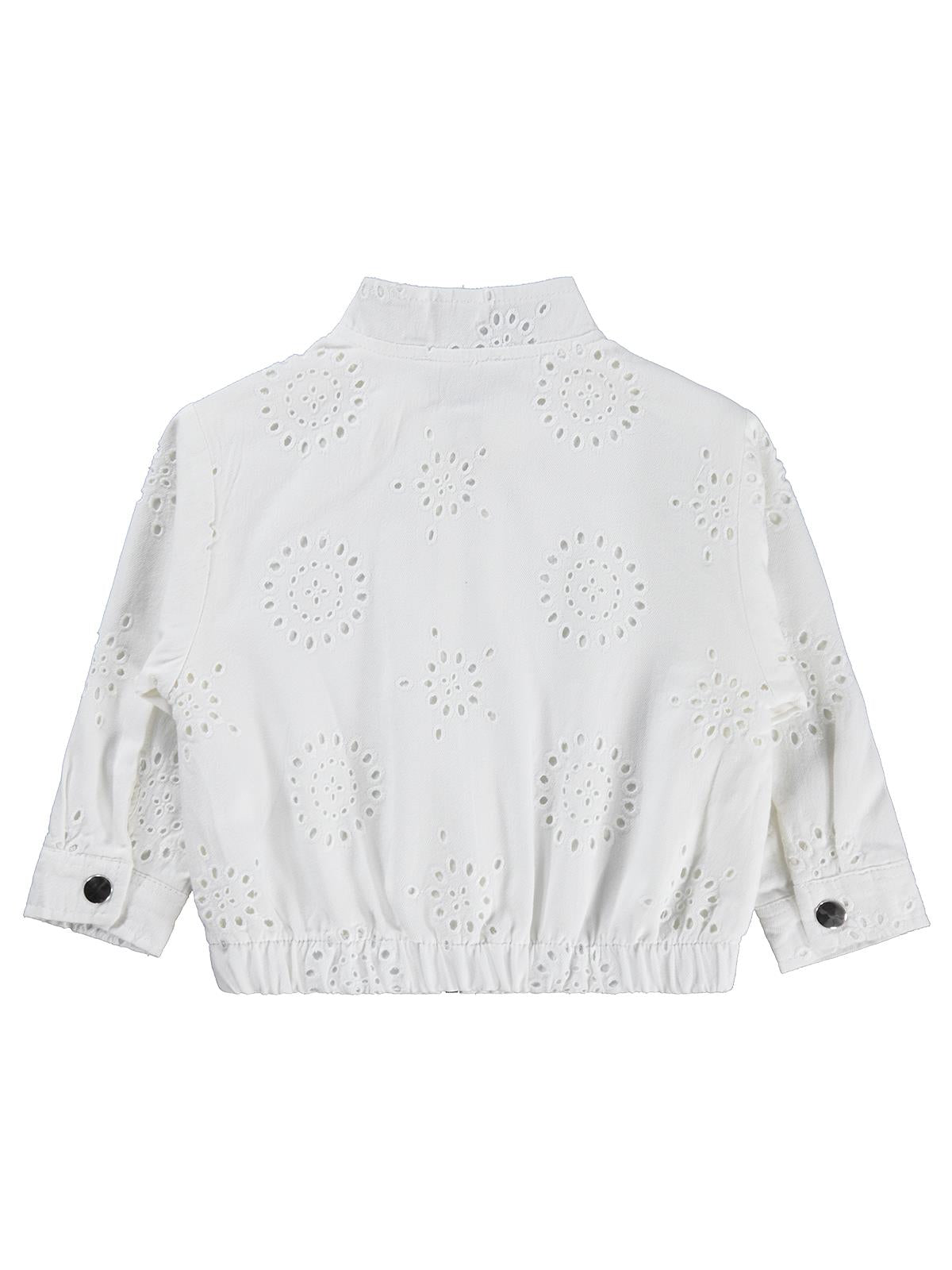 Civil Girls Hakim Yaka 2-5 Yaş Ceket - Beyaz
