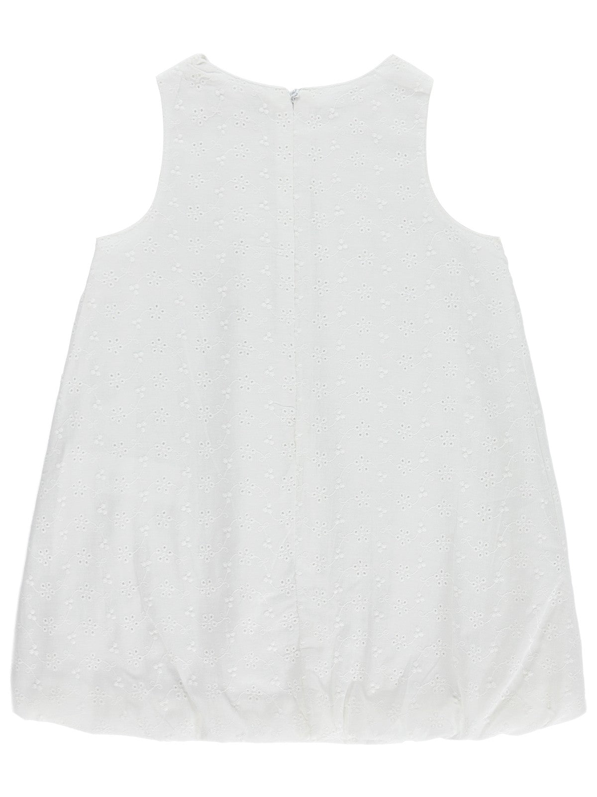Civil Girls Balon Etekli 2-5 Yaş Elbise - Kırık Beyaz