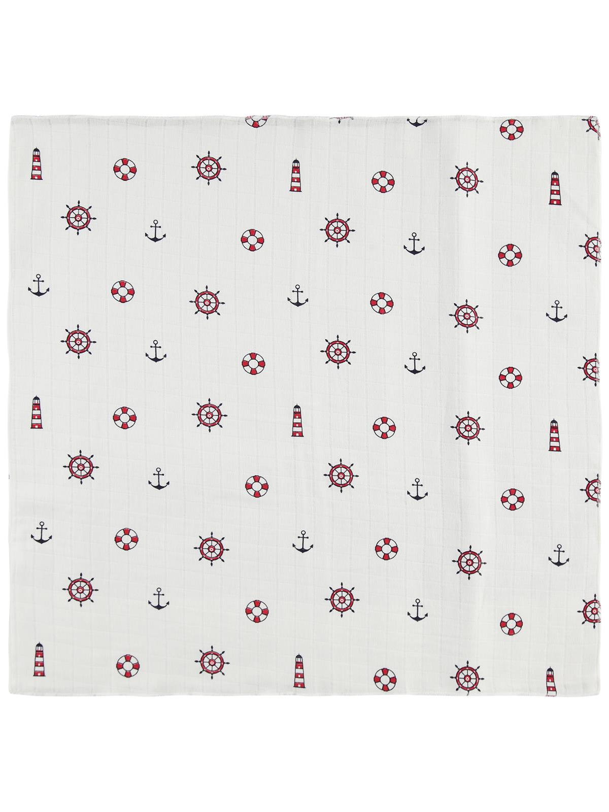 Civil Baby Çapa Baskılı Müslin 75*75 Battaniye - Ekru