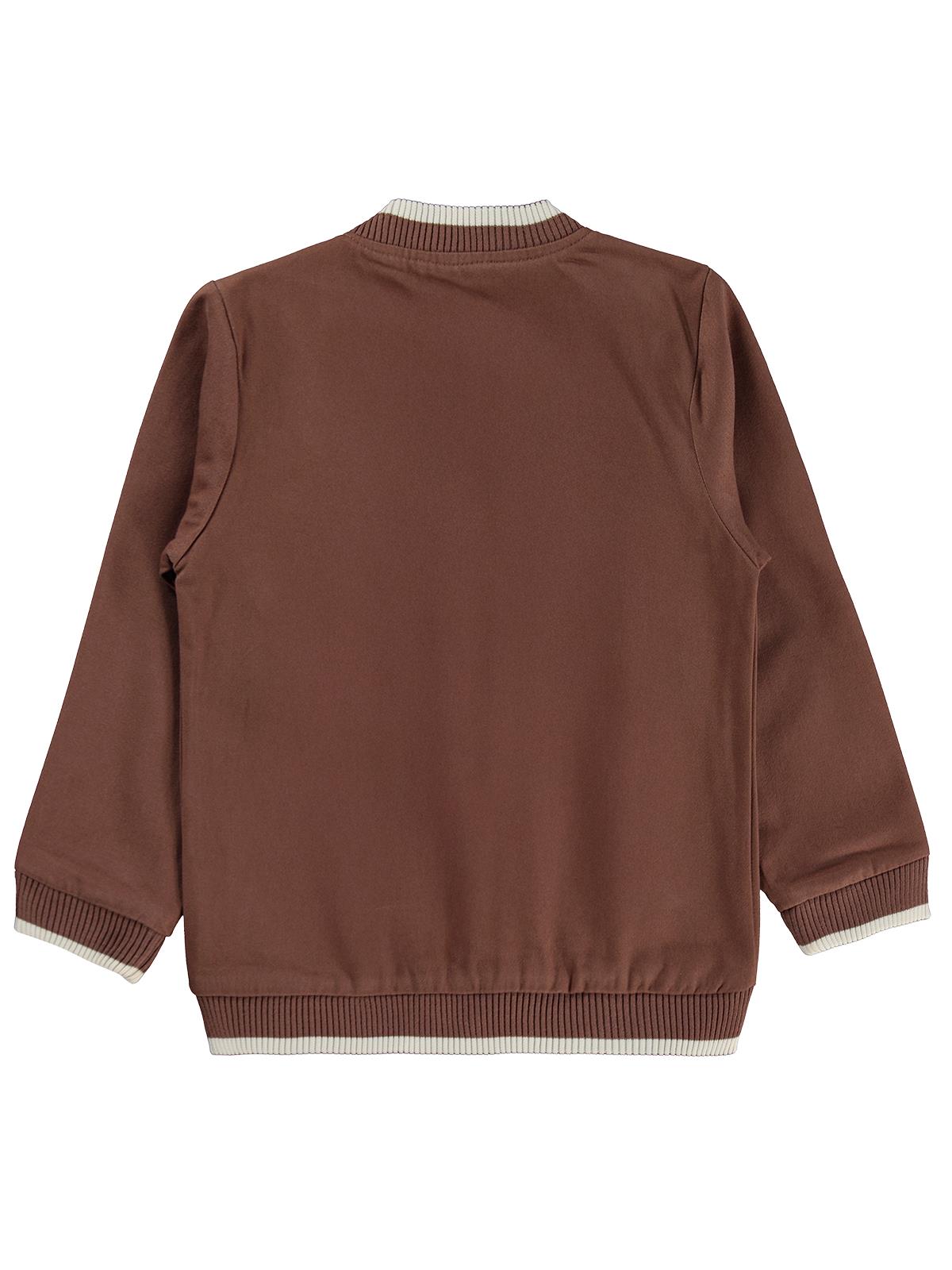 Civil Boys Kolej Ribanalı 6-9 Yaş Ceket - Kahverengi