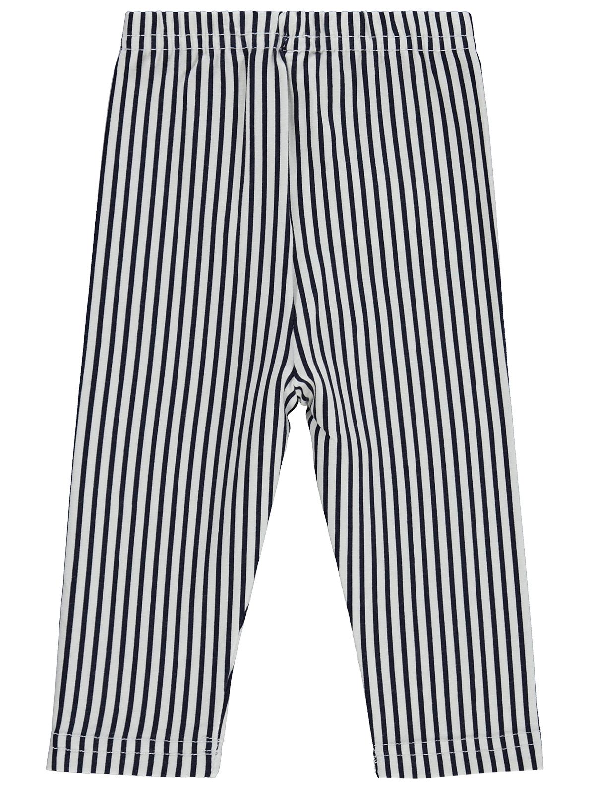 Civil Baby Çizgi Baskılı 6-18 Ay Tayt - Siyah