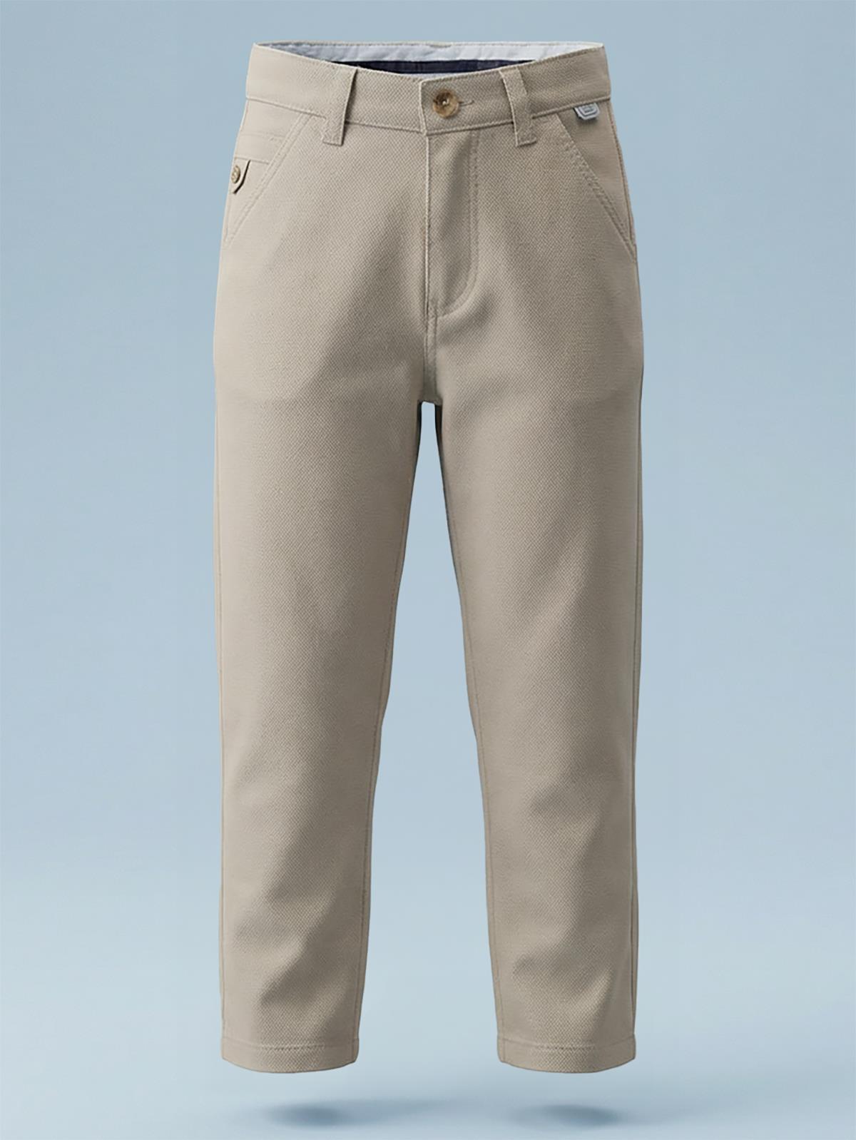 Pierre Cardin PC Etiketli Pantolon | Gabardin | Okul Kreş ve Günlük Kullanım - Bej