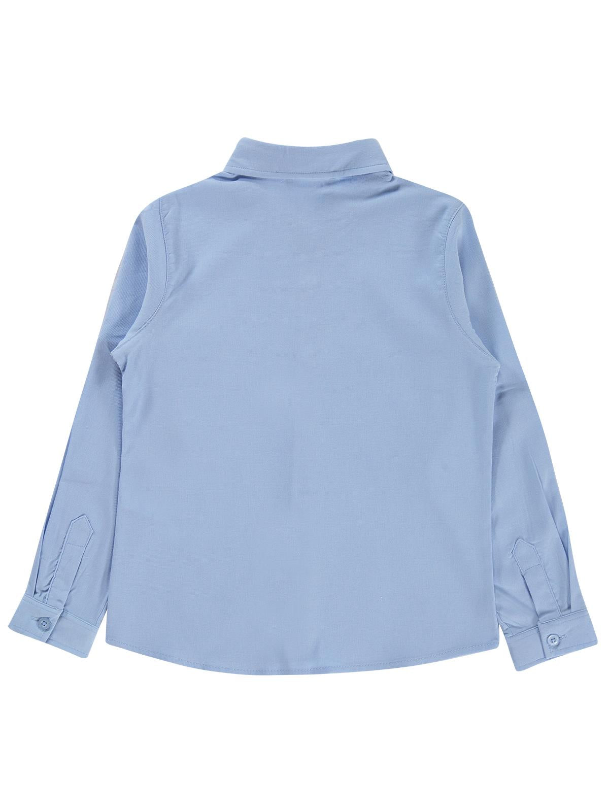 Civil Boys Yelken Nakışlı 6-9 Yaş Gömlek - Mavi