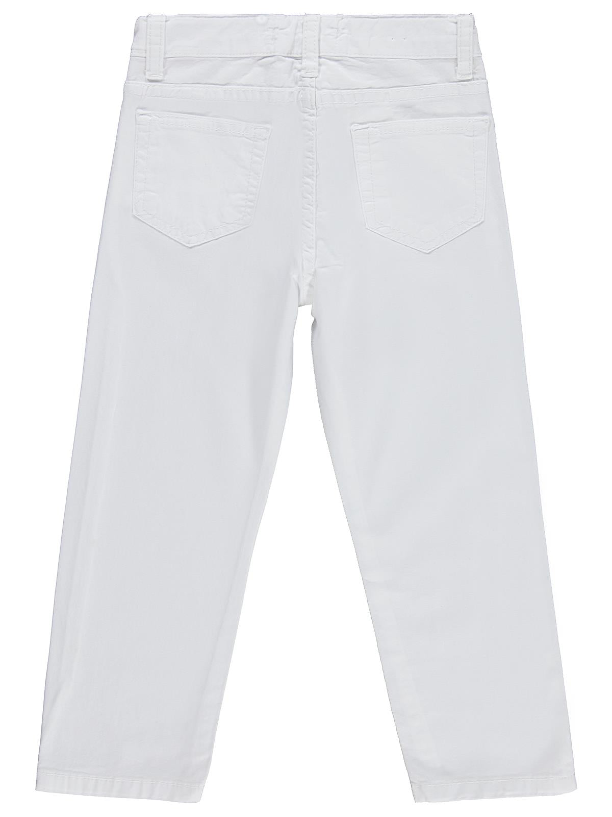 Civil Boys 5 Cep Basic 2-5 Yaş Pantolon - Beyaz