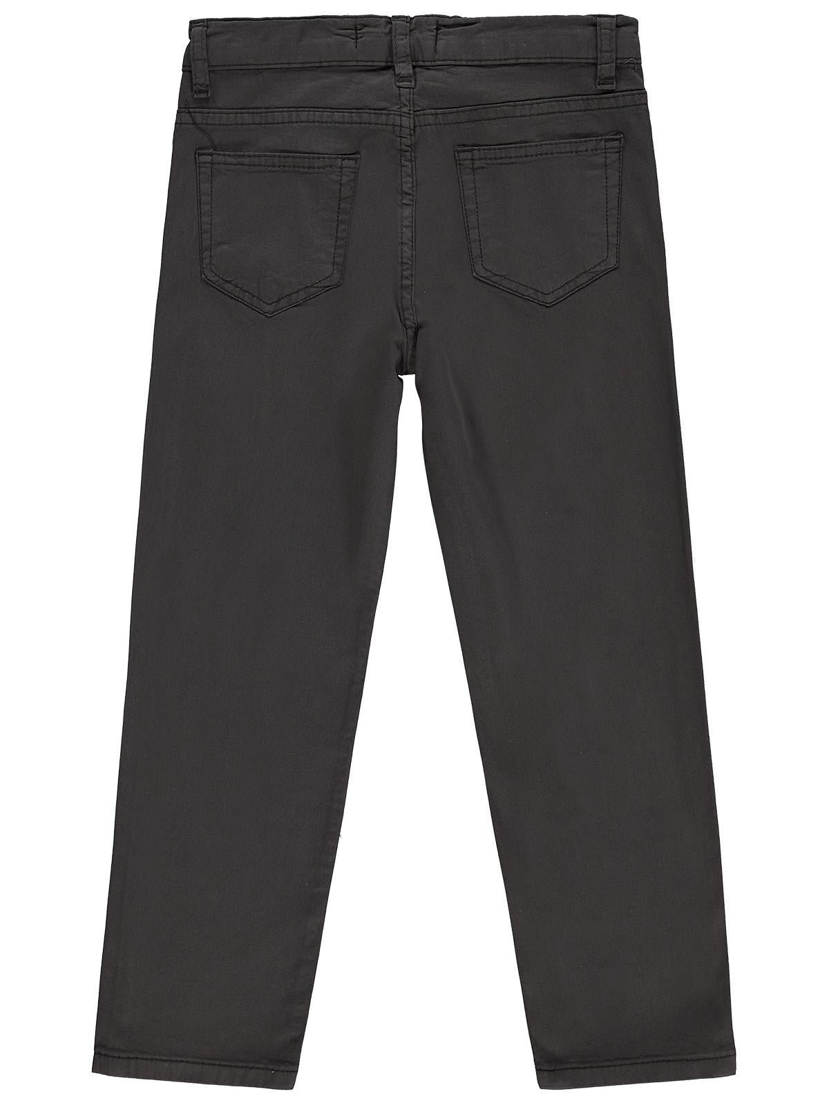 Civil Erkek Çocuk 5 Cep Basic Pantolon | Gabardin | Okul Kreş ve Günlük Kullanım - Kahverengi