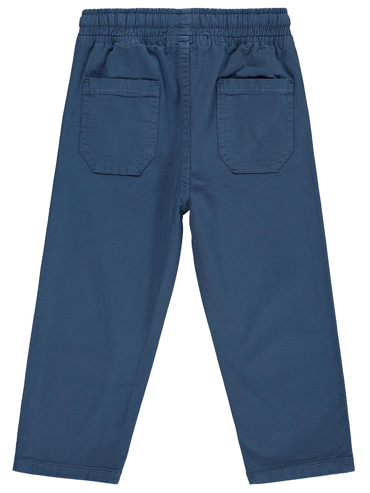 Civil Erkek Çocuk Beli Lastikli Pantolon | Gabardin | Okul Kreş ve Günlük Kullanım - Yeşil