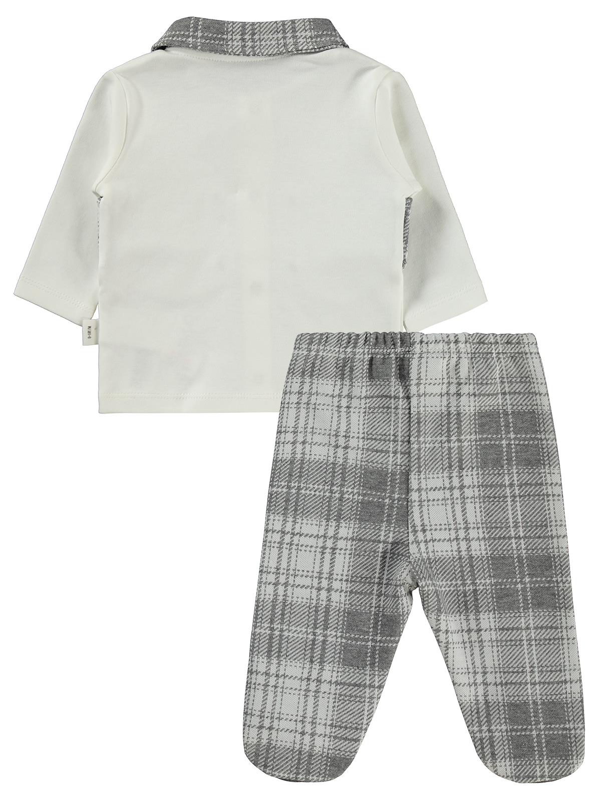 Civil Baby Kazayağı Desen Zıbın Takımları - Ekose