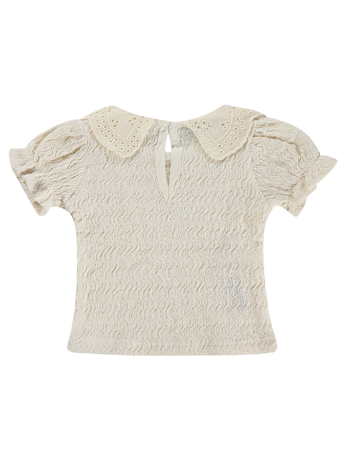 Pierre Cardin Bebe Yaka Kolu Fırfırlı 6-18 Ay Gömlek - Ekru