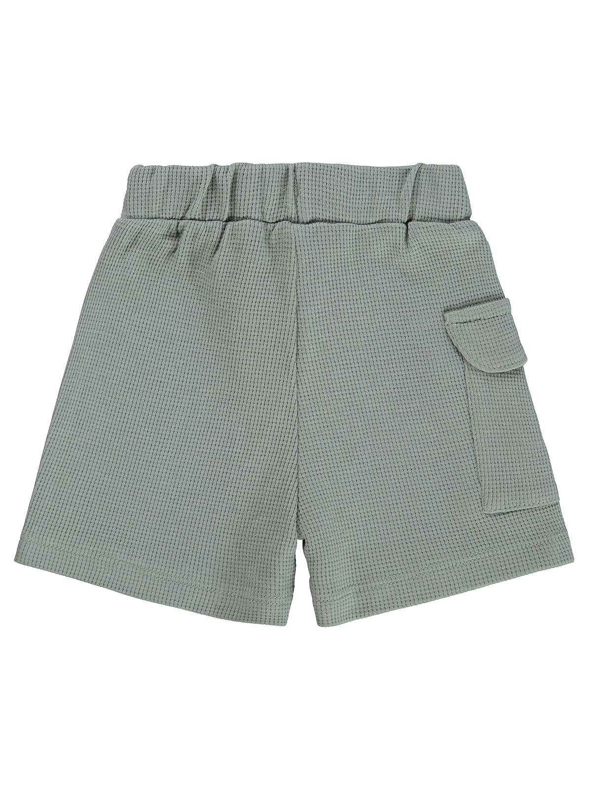 Civil Baby Düz Cepli 6-18 Ay Şort - Yeşil