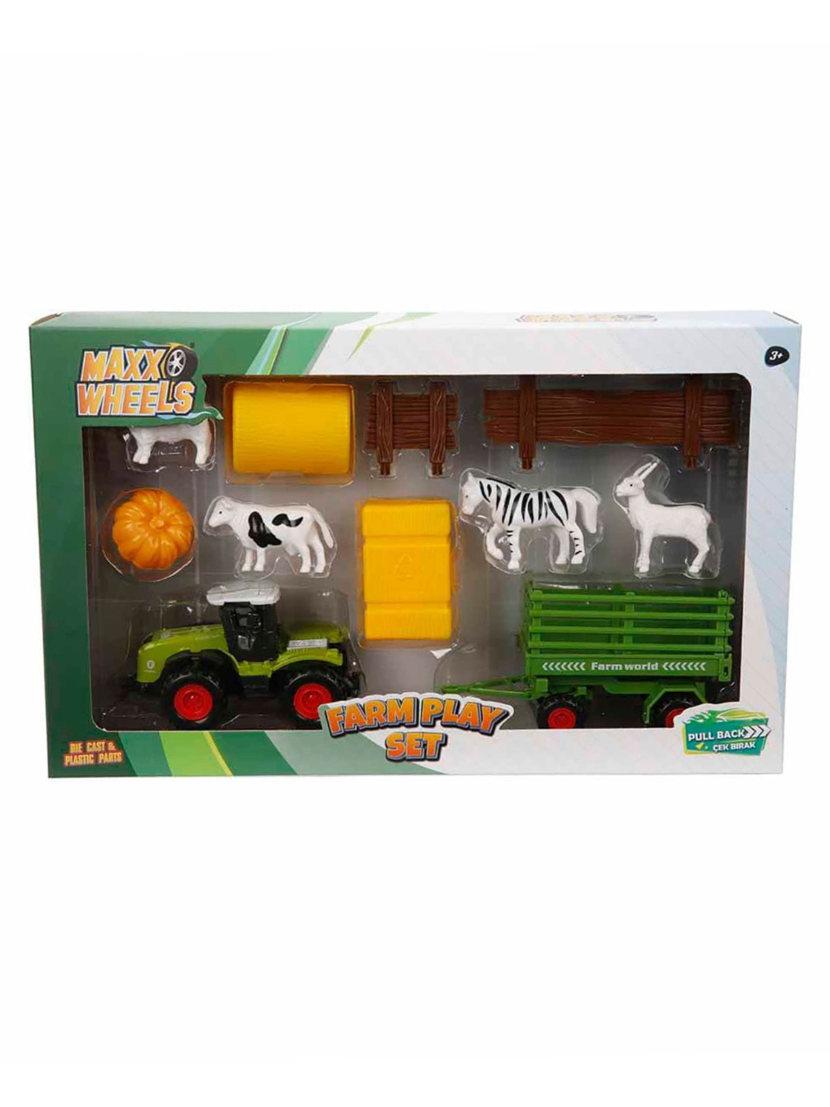 Maxx Wheels Çiftlik Seti - Yeşil