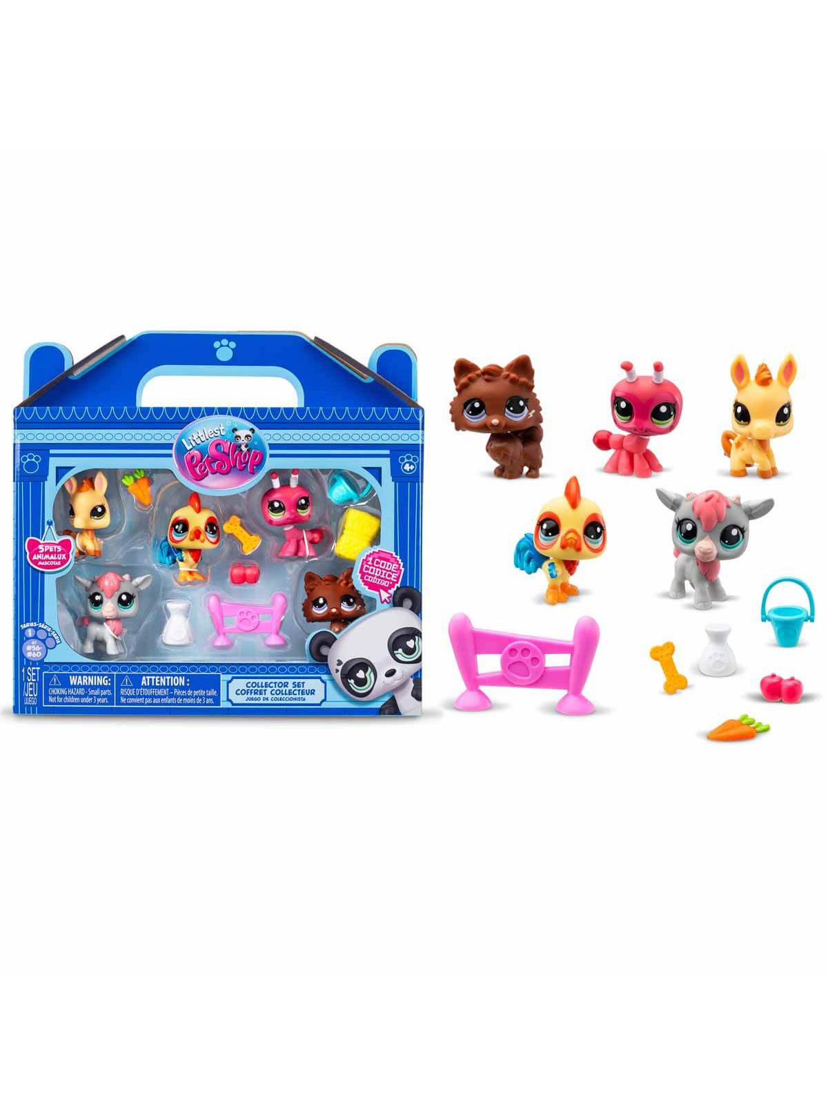 Littlest Pet Shop Minişler 5'li Figür Seti S1 - Pembe