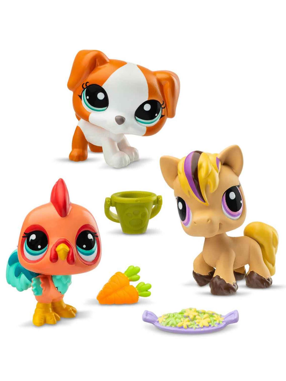 Littlest Pet Shop Minişler 3’lü Figür Seti S3 - Kahverengi