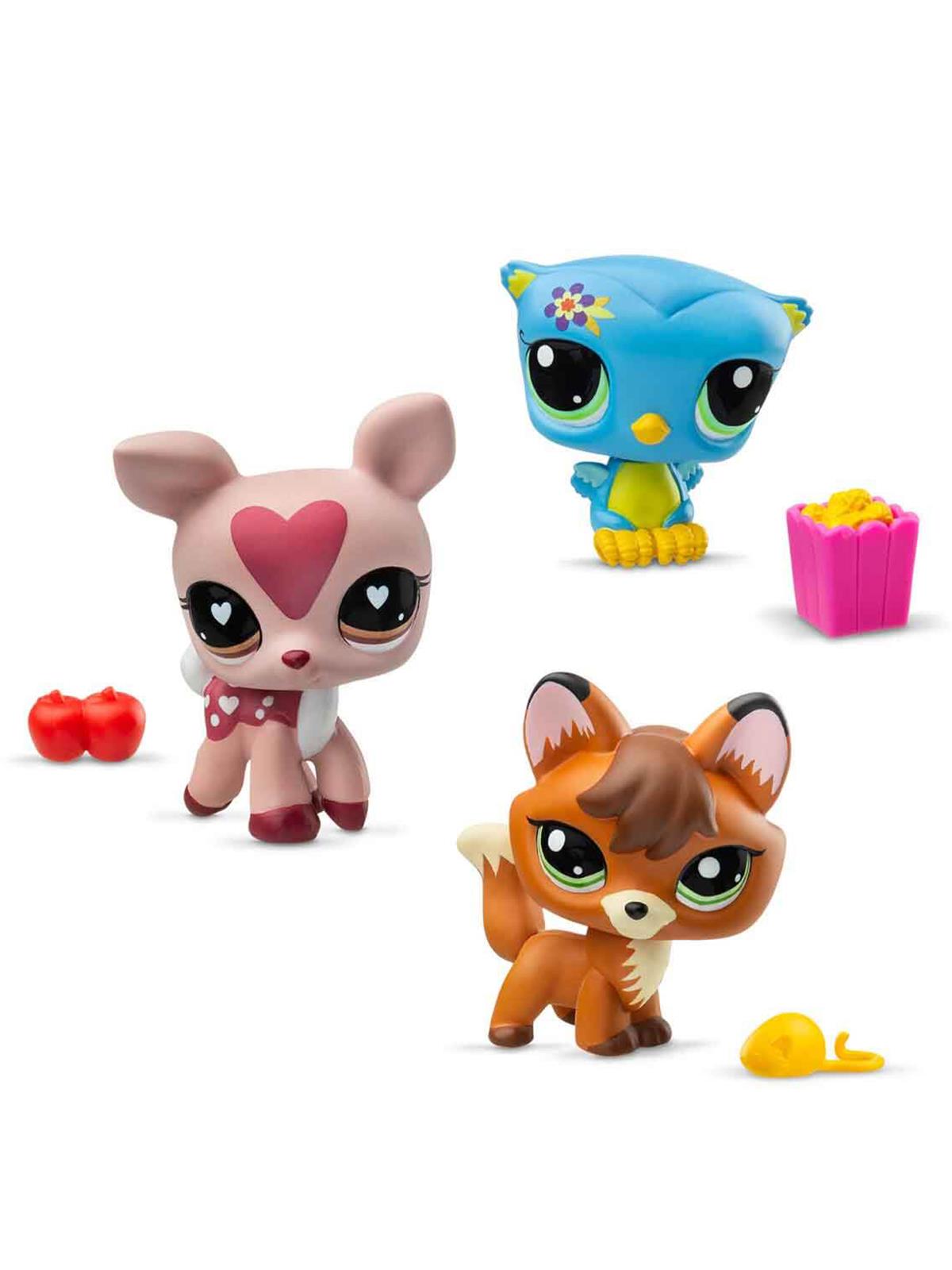 Littlest Pet Shop Minişler 3’lü Figür Seti S3 - Pembe