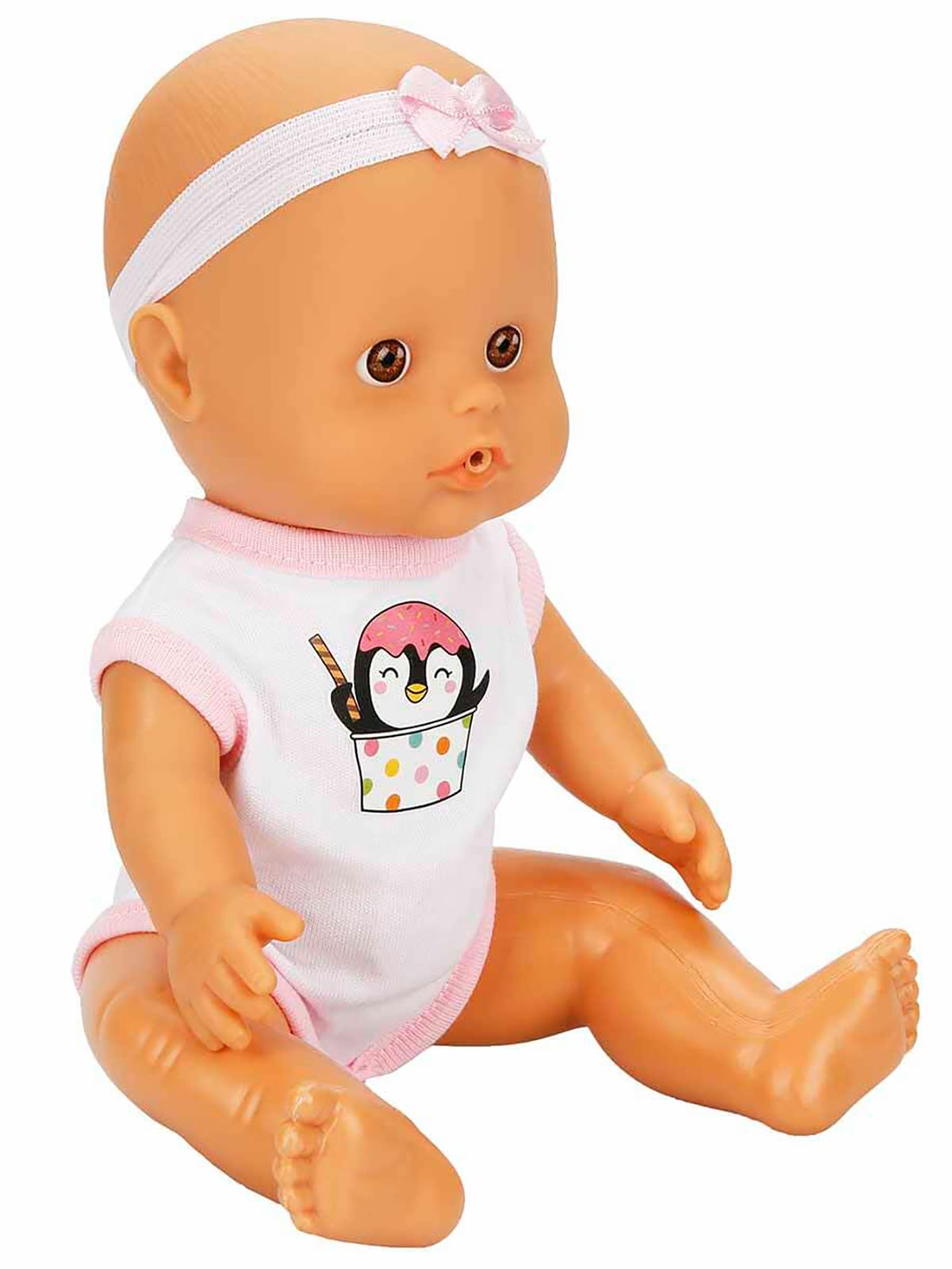 Sunman Oyuncak Bebek Set Boubou Altını Islatan 30Cm.4 Sesli Aks.Byk.Kutu 2R. - Pembe