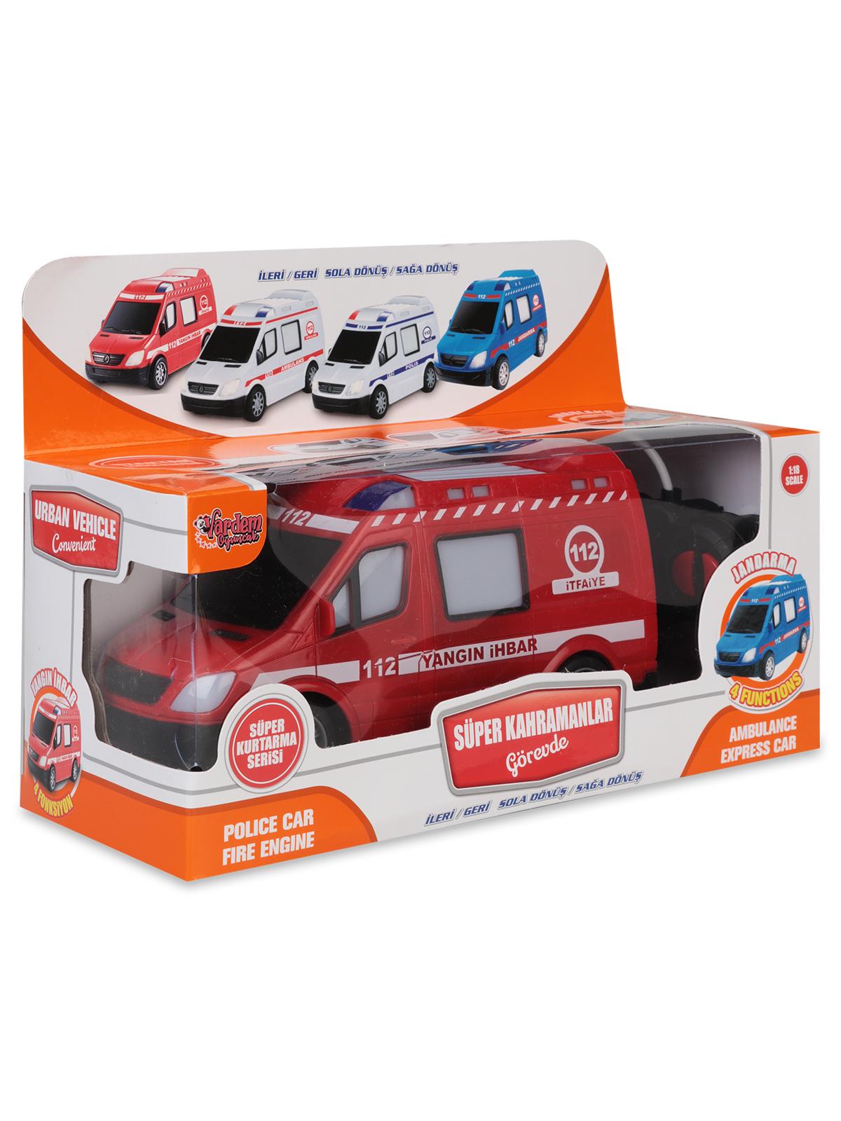 Vardem Kutulu Pıllı Ambulans Ve Polıs - Kırmızı