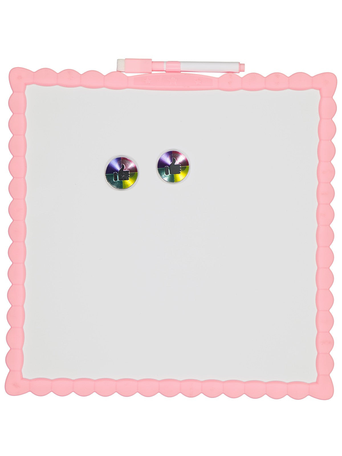 Mikro Magnetic Çift Taraflı Yazı Tahtası 29Cmx29Cm - Pembe