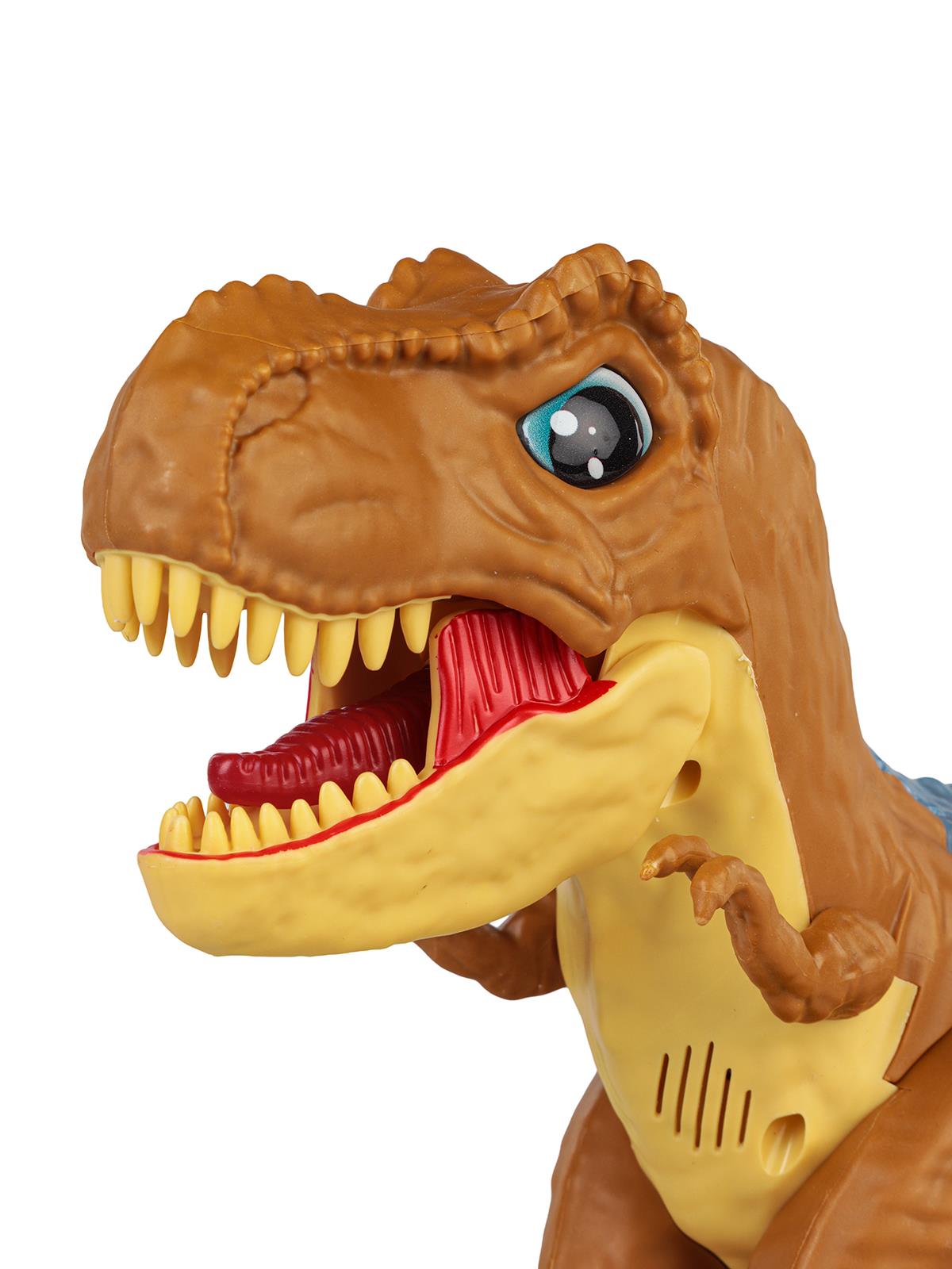 Can Oyuncak Uzaktan Kumandalı Şarjlı Dinazor - Kahverengi