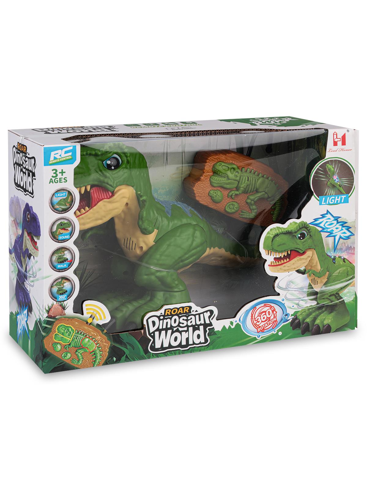 Can Oyuncak Uzaktan Kumandalı Şarjlı Dinazor - Yeşil