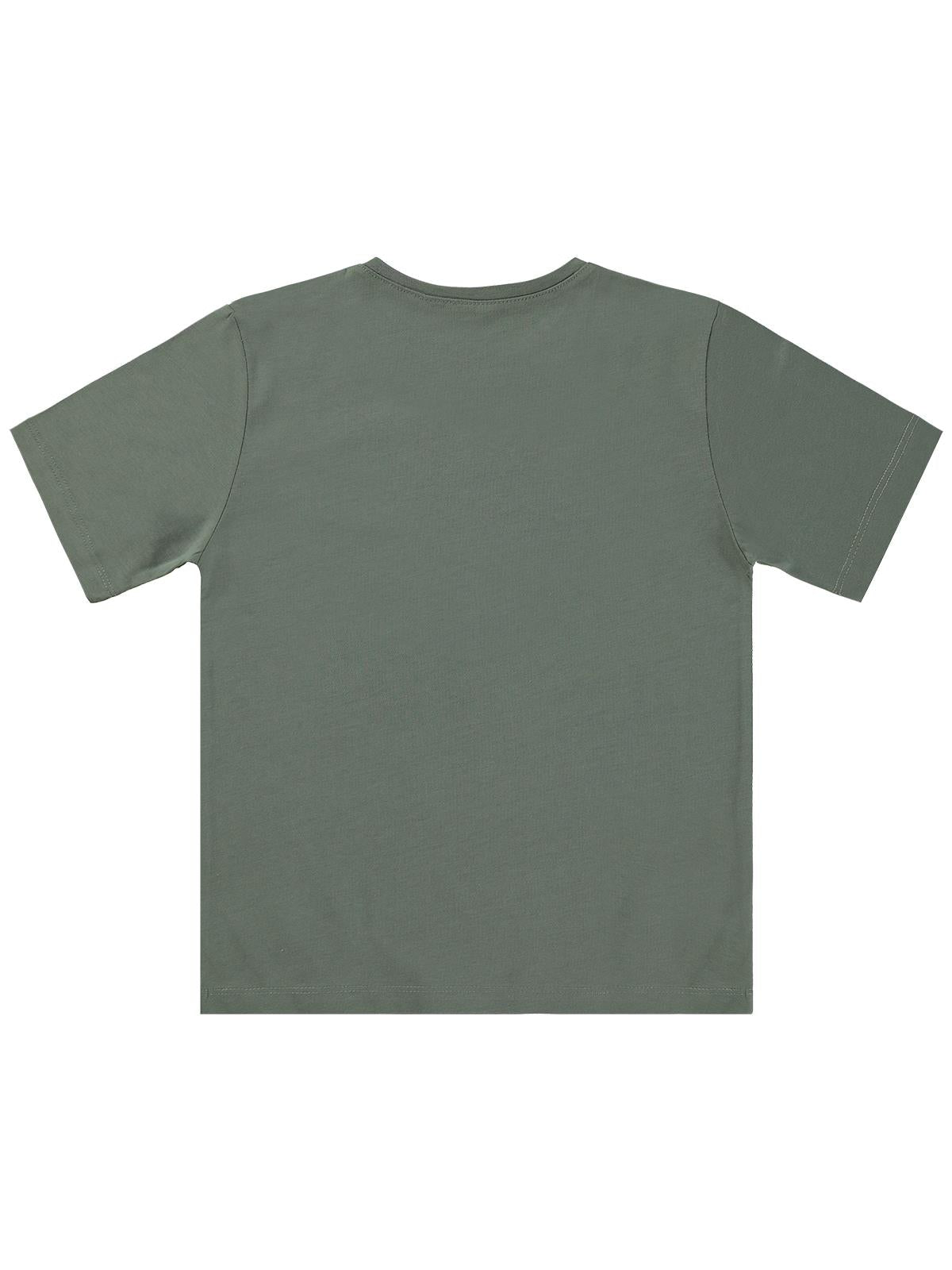 Civil Boys Basic Surf Etiketli 10-13 Yaş Tişört - Haki