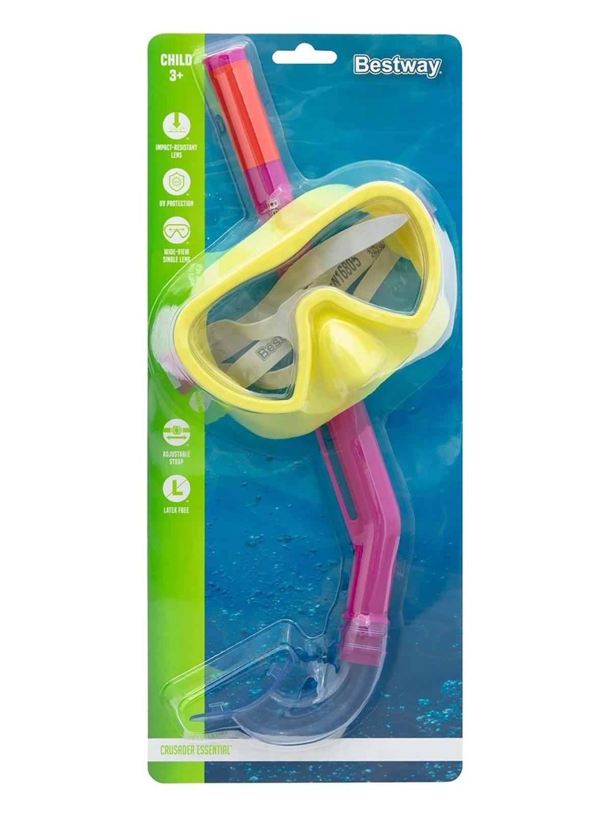 Bestway Essentıal Lıl Maske ve Şnorkel Seti - Sarı