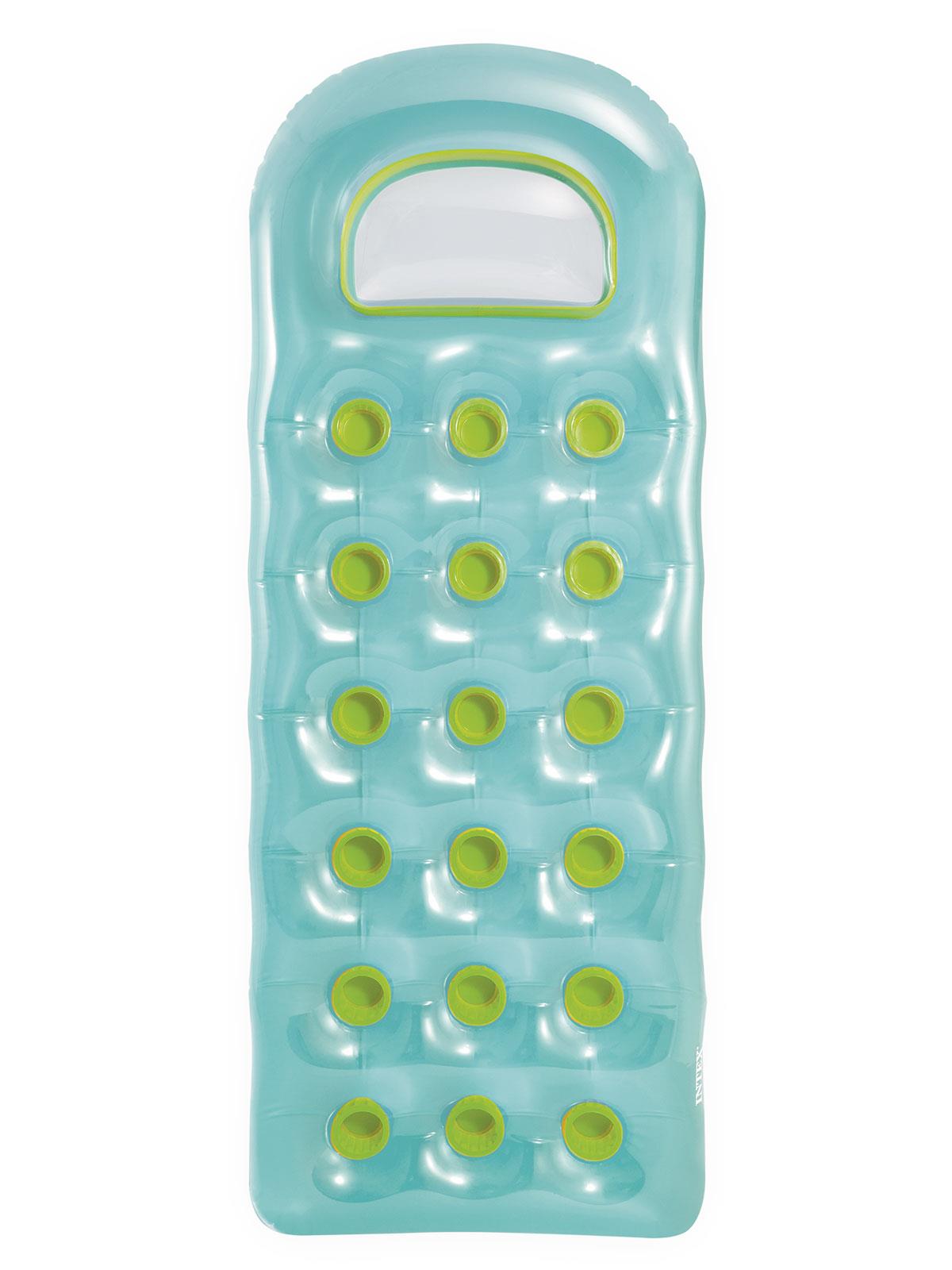 Intex Bardaklı Kırmızı Yatak 188x71 cm - Mavi