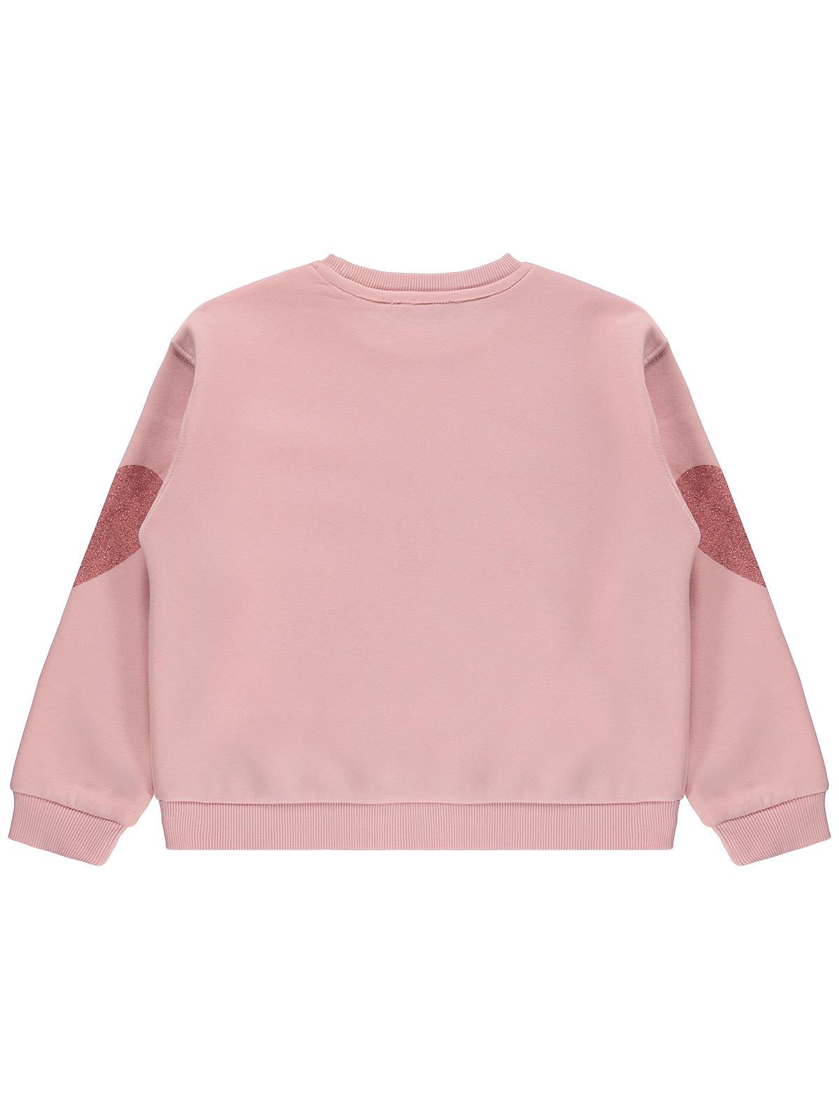Civil Girls Happiness Baskılı 6-9 Yaş Sweatshirt - Pembe