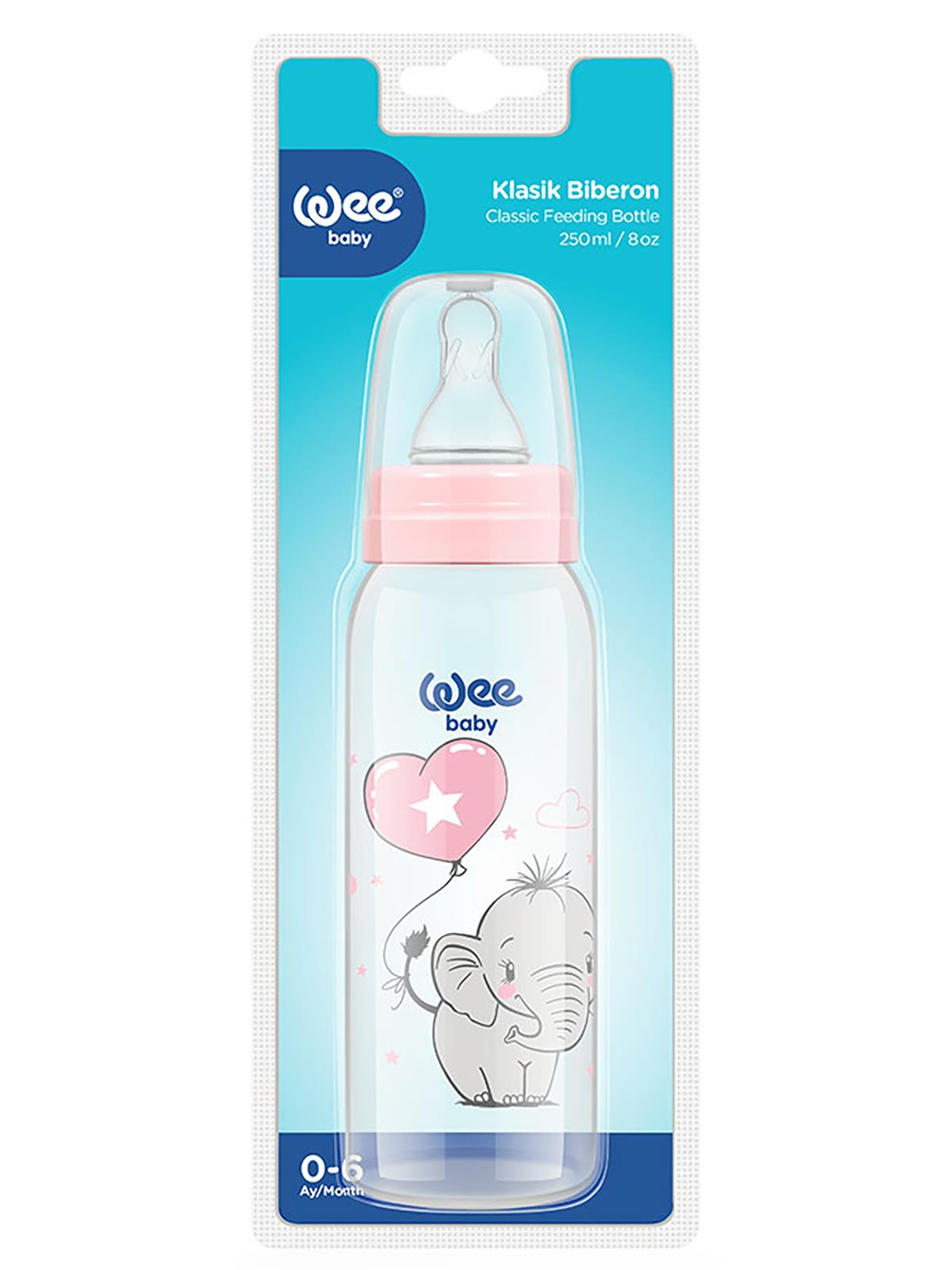 Wee Baby Klasik PP Biberon 250 ml - Pembe
