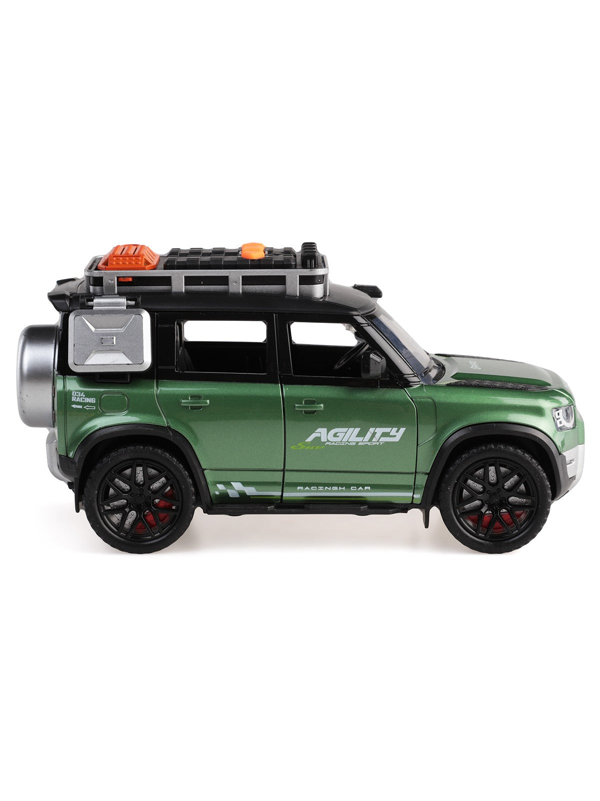 Vardem Sürtmeli Işıklı Ve Müzikli Kapıları Açılan Jeep - Yeşil
