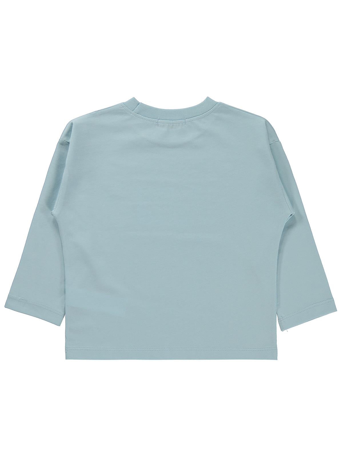Civil Erkek Çocuk Love To Draw Baskılı Sweatshirt Km | Süprem | Okul Kreş ve Günlük Kullanım - Mavi