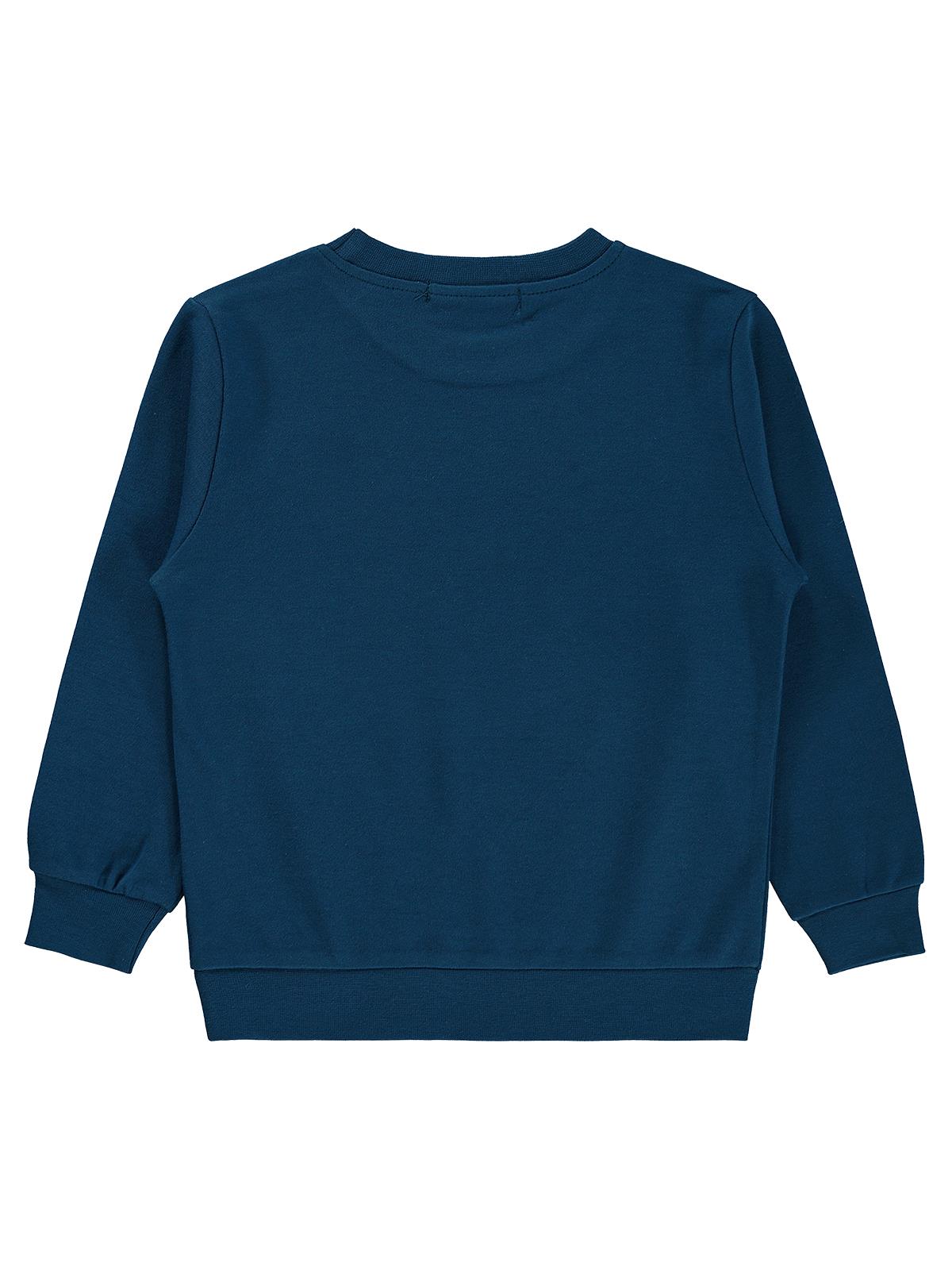 Civil Boys Erkek Çocuk Awesome Aslan Baskılı Sweatshirt Km | İnterlok | Okul Kreş ve Günlük Kullanım - Yeşil