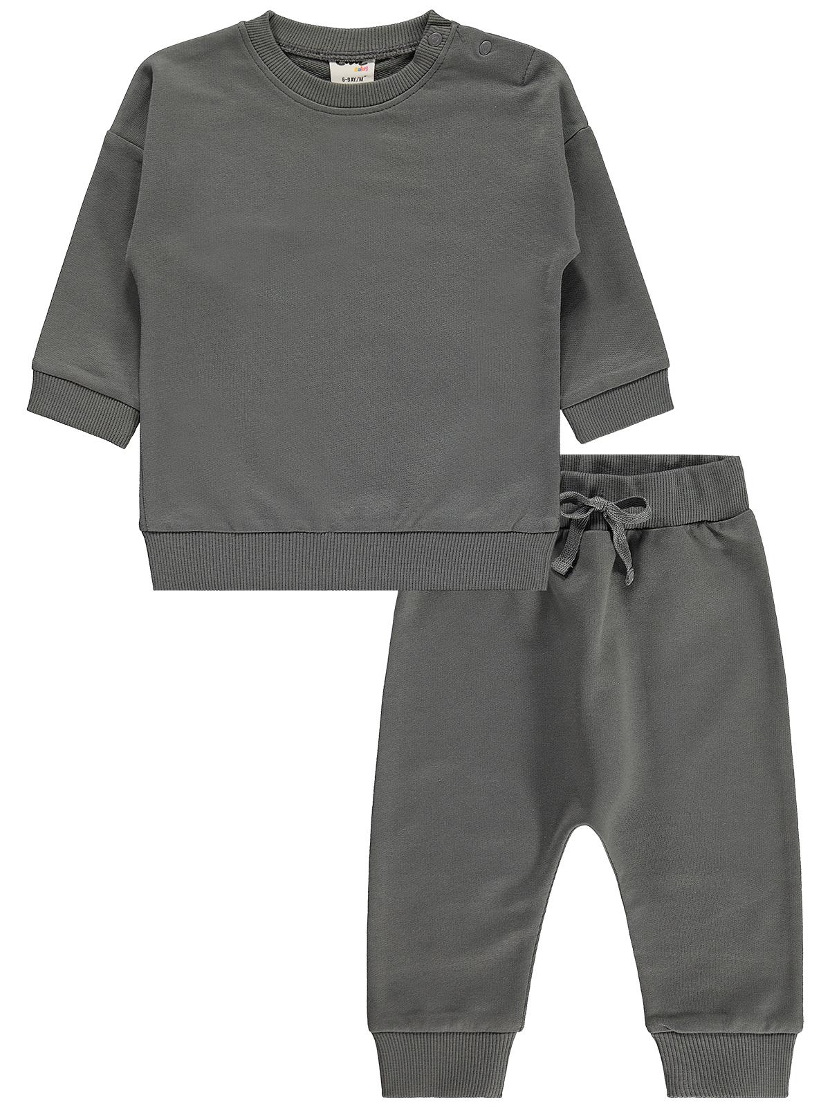 Civil Baby Basic 6-18 Ay Takım - Gri
