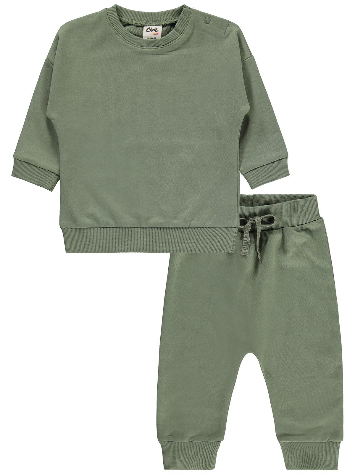 Civil Baby Basic 6-18 Ay Takım - Haki