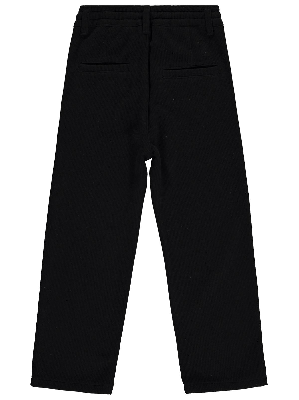 Pierre Cardin İpli Pantolon | Viskoz | Okul Kreş ve Günlük Kullanım - Siyah