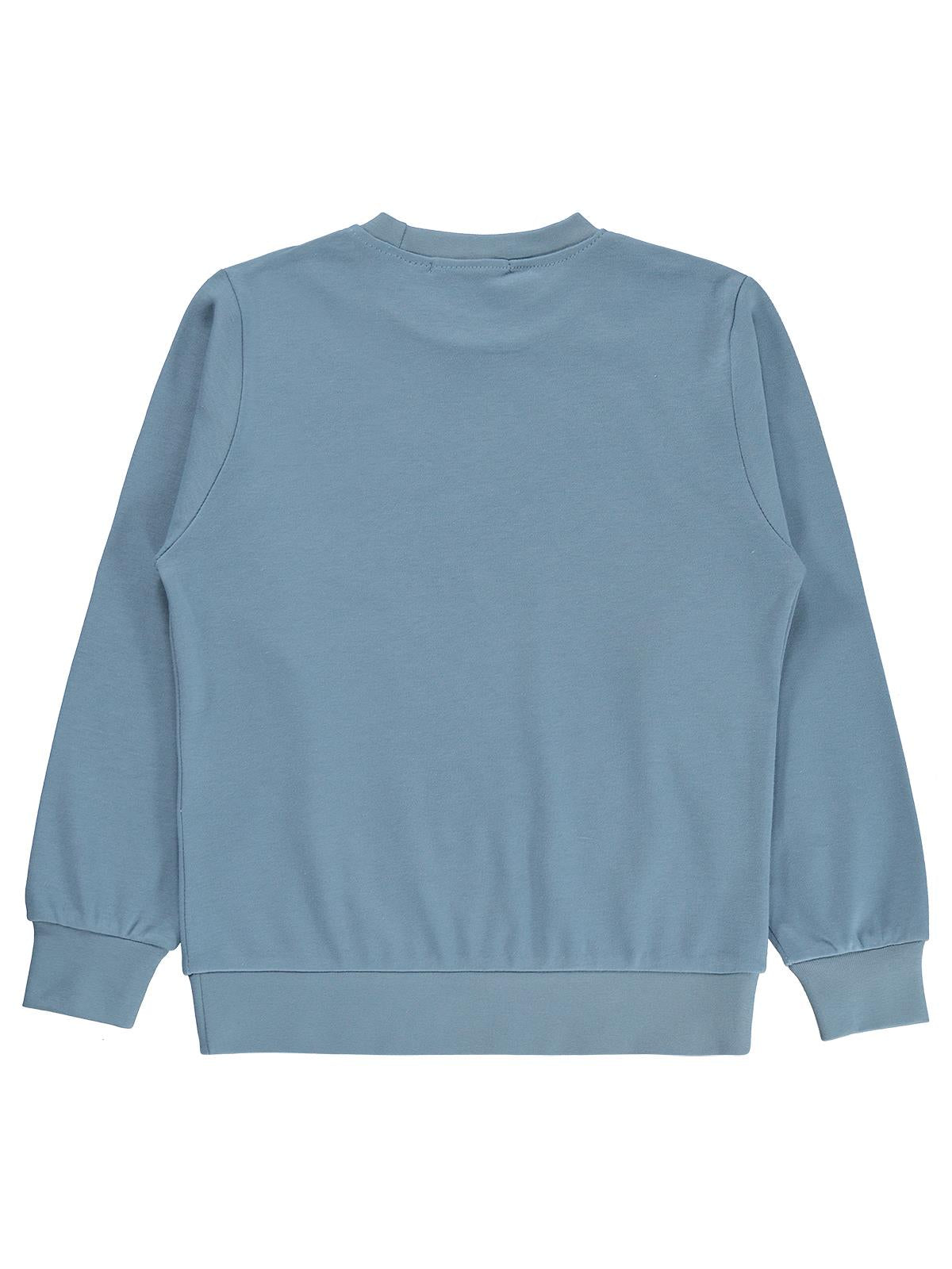 Civil Boys Champ Baskılı 6-9 Yaş Sweatshirt Km - Mavi