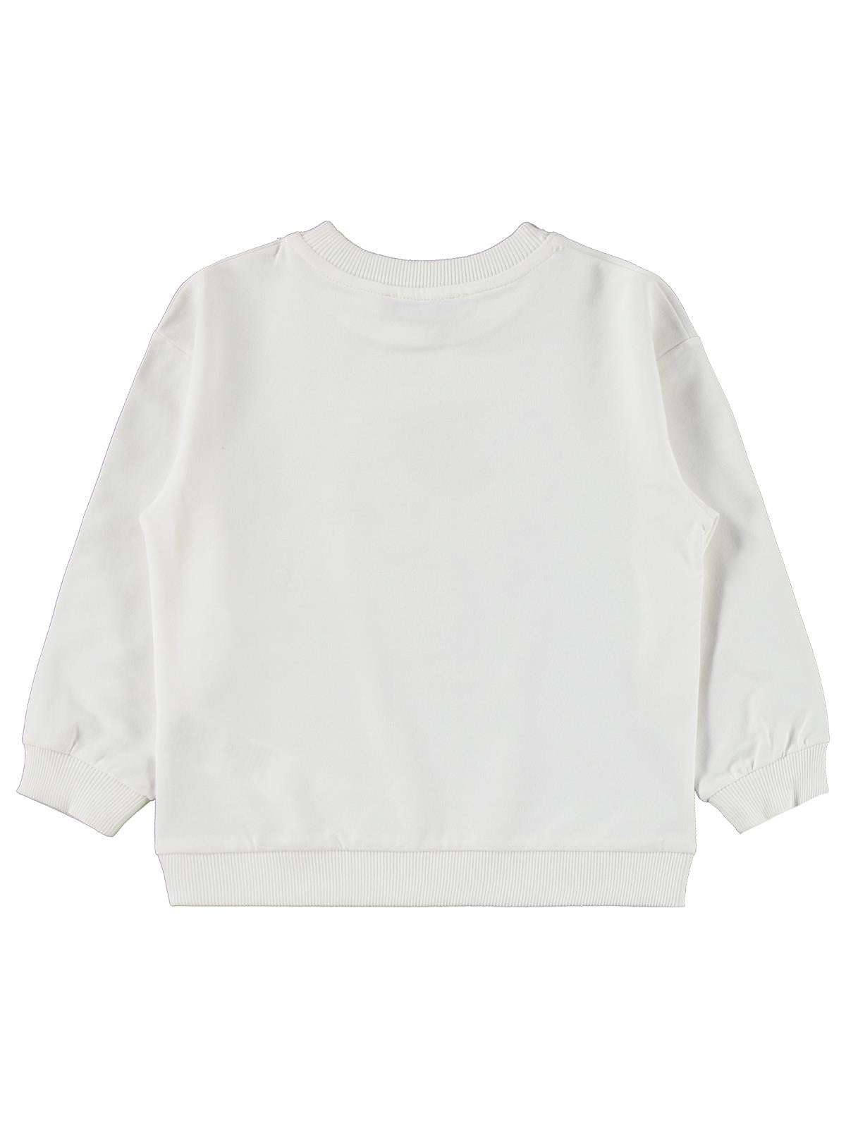 Silversun Köpek Baskılı 2-7 Yaş Sweatshirt - Ekru
